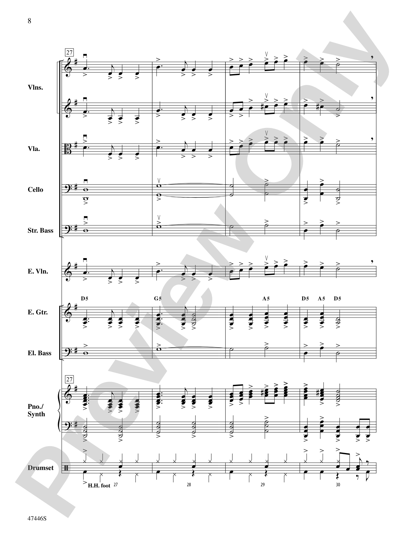 Boughs of Holly: String Orchestra Conductor Score & Parts