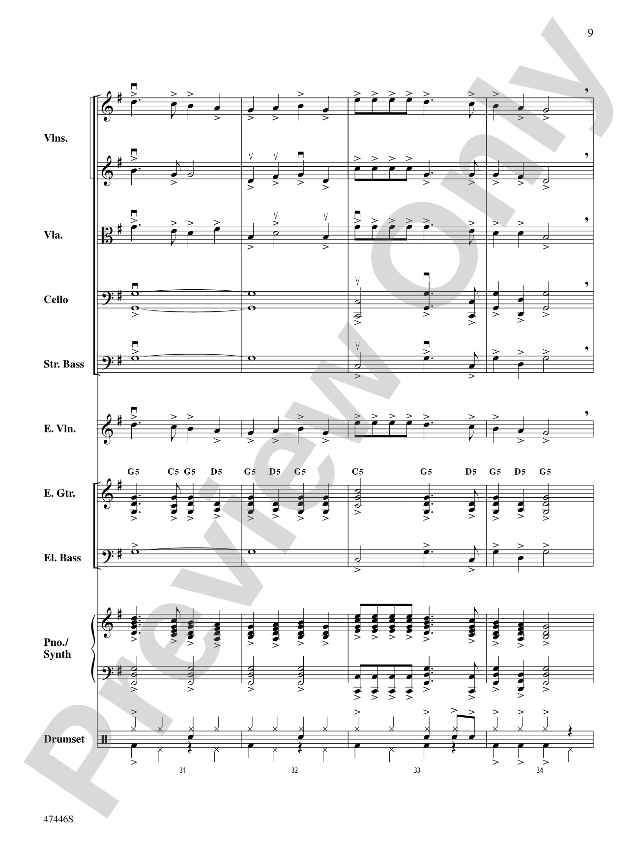 Boughs of Holly: String Orchestra Conductor Score & Parts