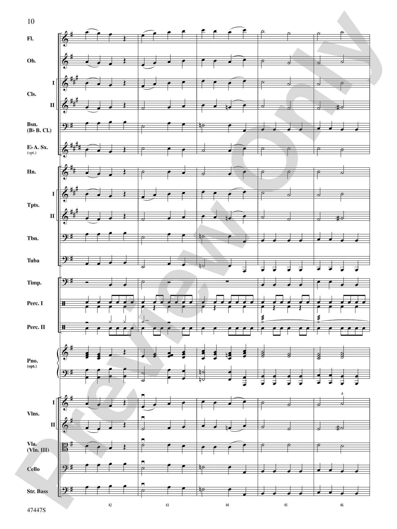 Slingshot: Full Orchestra Conductor Score & Parts