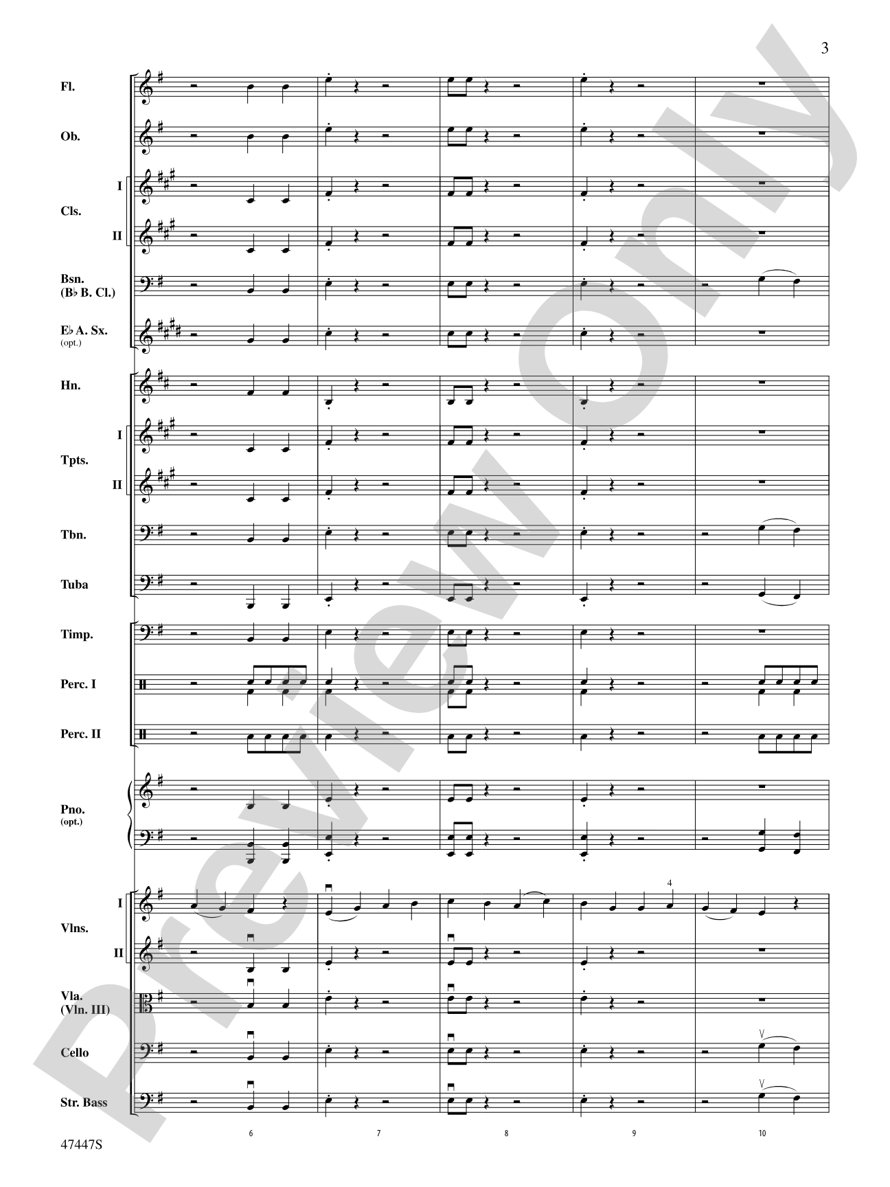 Slingshot: Full Orchestra Conductor Score & Parts