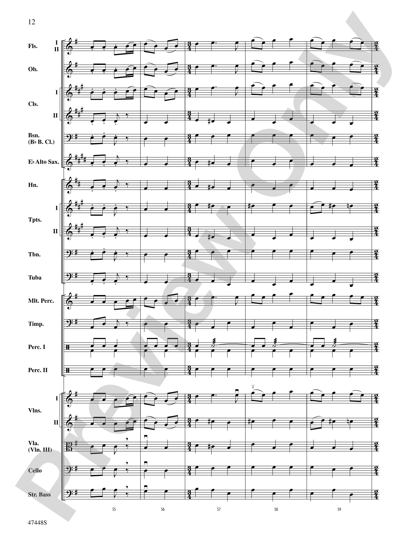 I'm Seventeen Come Sunday: Full Orchestra Conductor Score & Parts