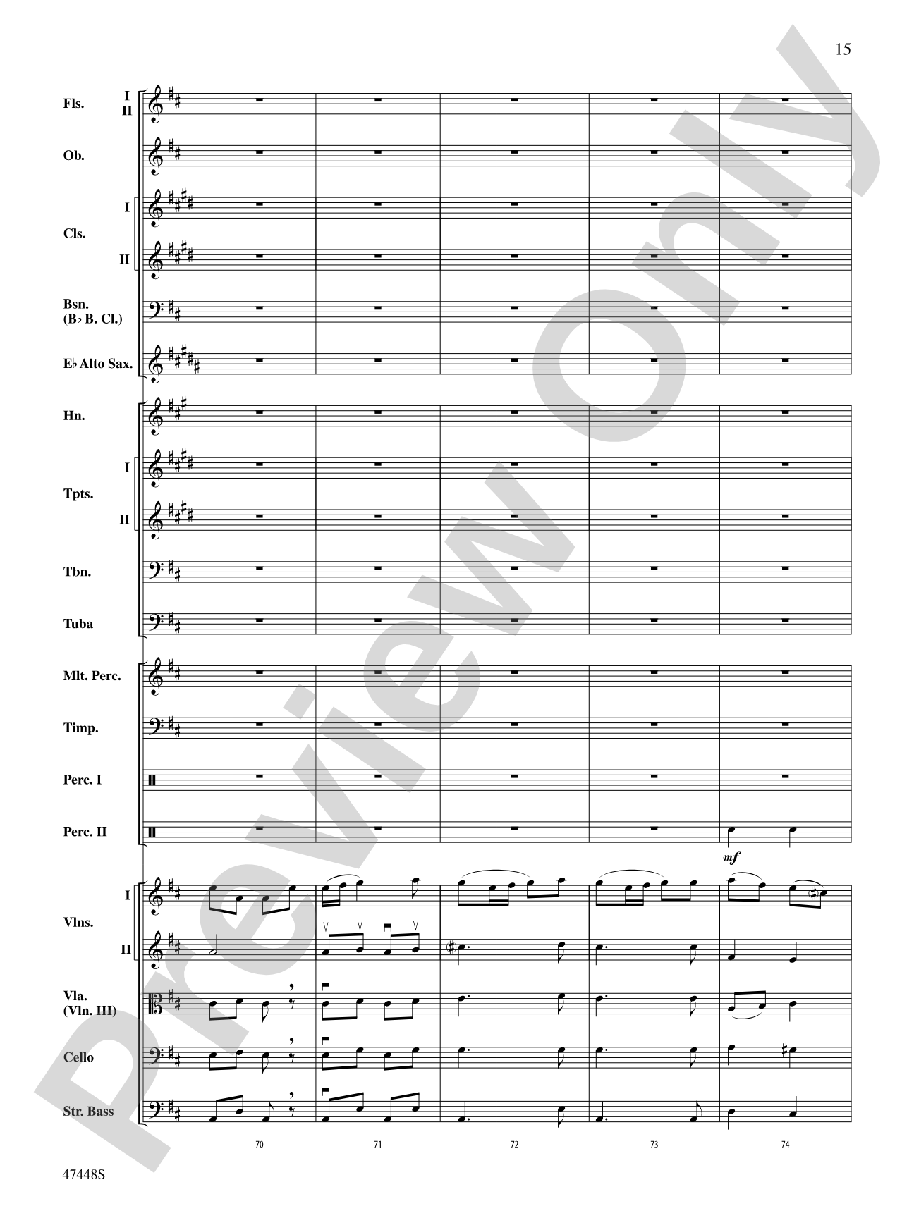 I'm Seventeen Come Sunday: Full Orchestra Conductor Score & Parts