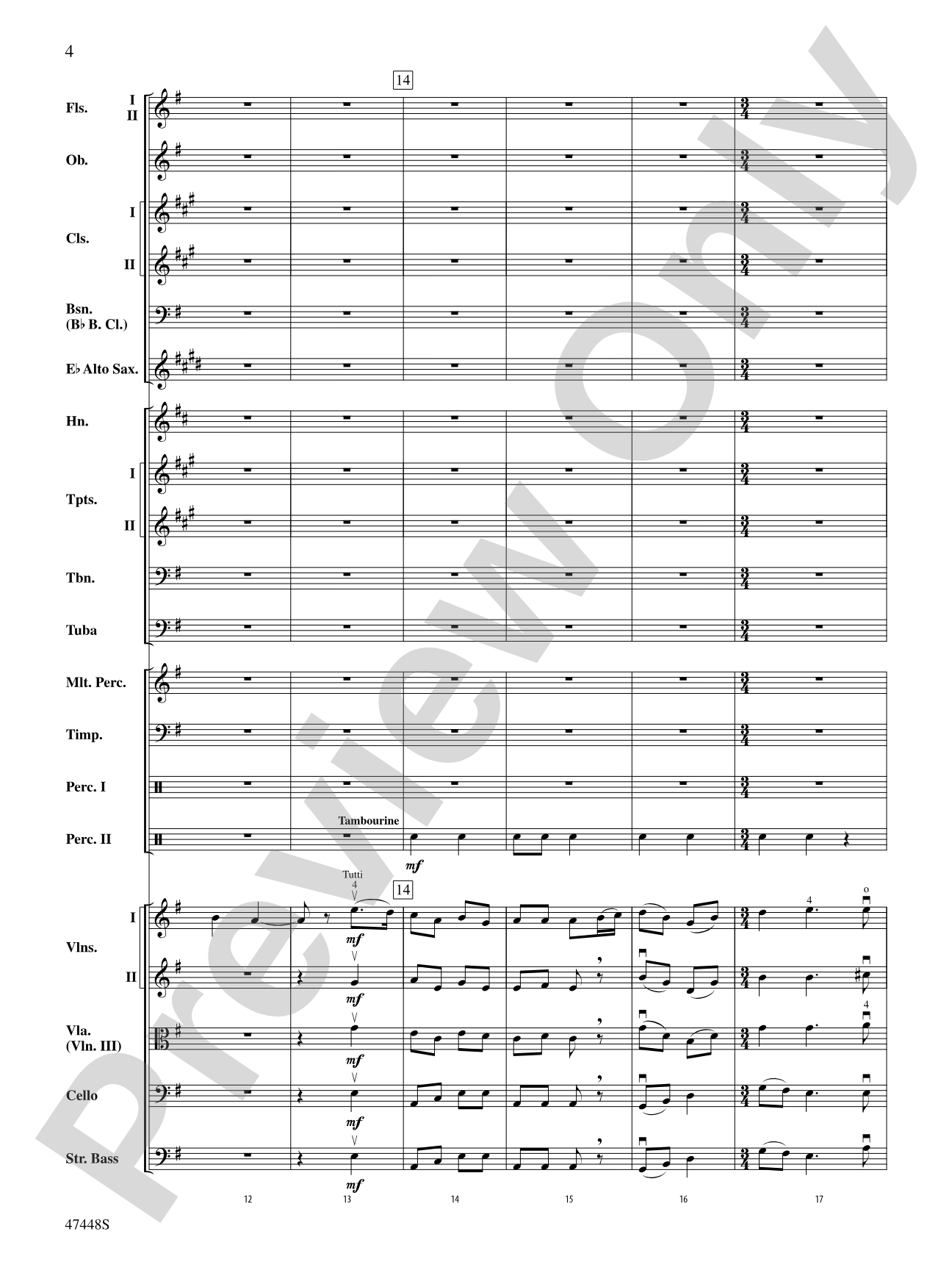 I'm Seventeen Come Sunday: Full Orchestra Conductor Score & Parts