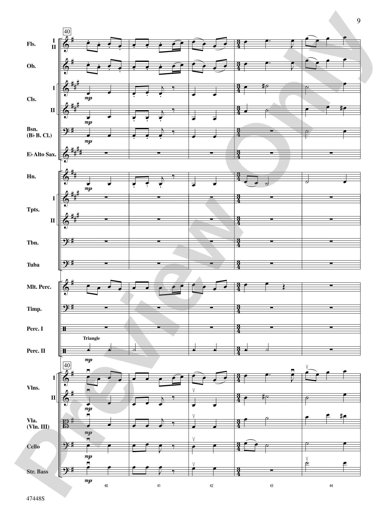 I'm Seventeen Come Sunday: Full Orchestra Conductor Score & Parts