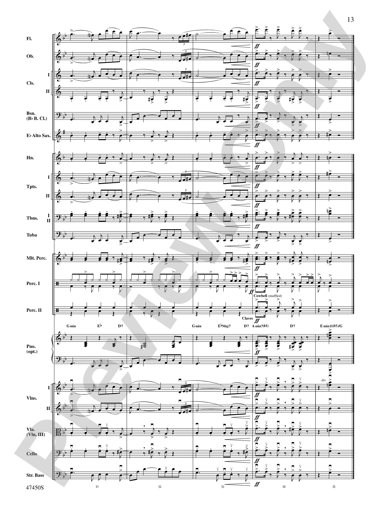 Havana: Full Orchestra Conductor Score & Parts
