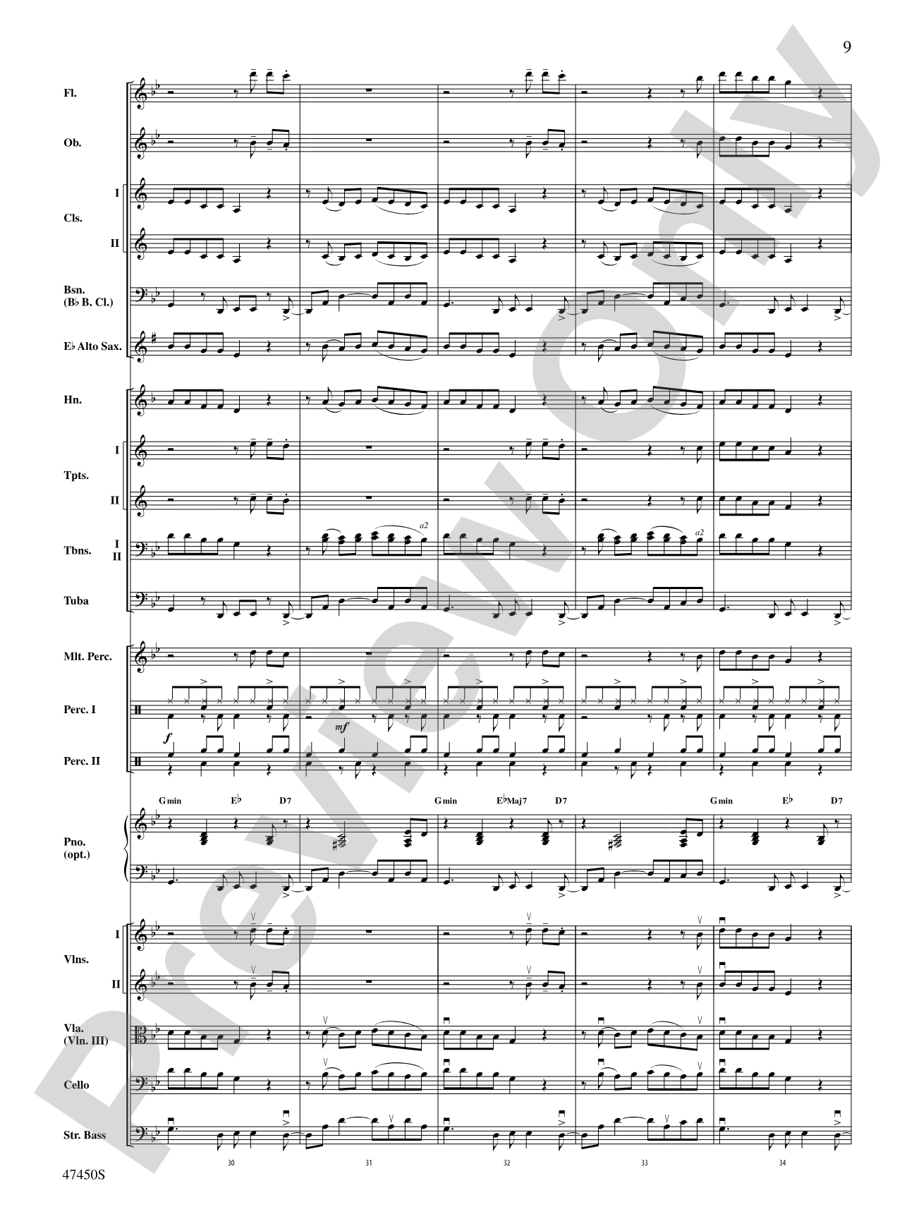Havana: Full Orchestra Conductor Score & Parts