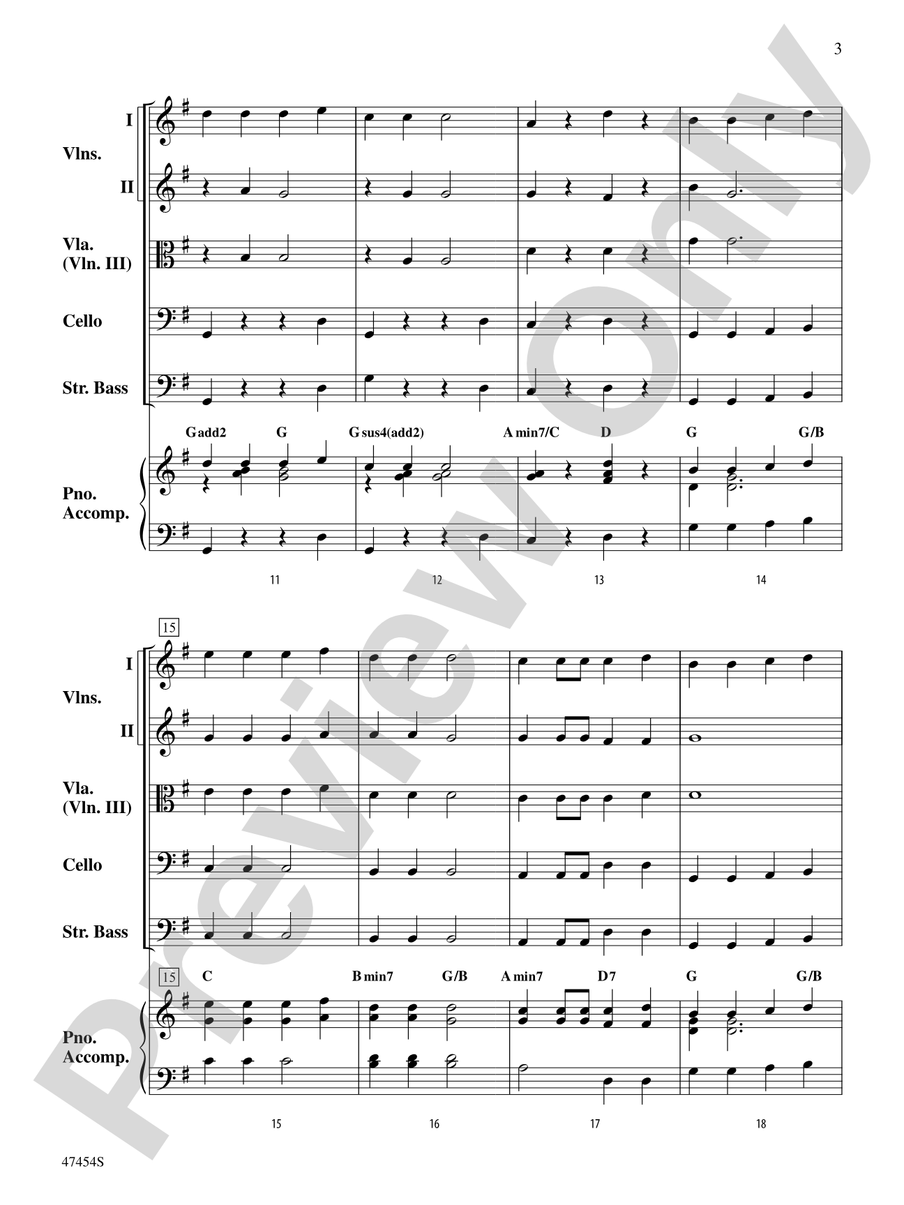 Just Add Music: Score