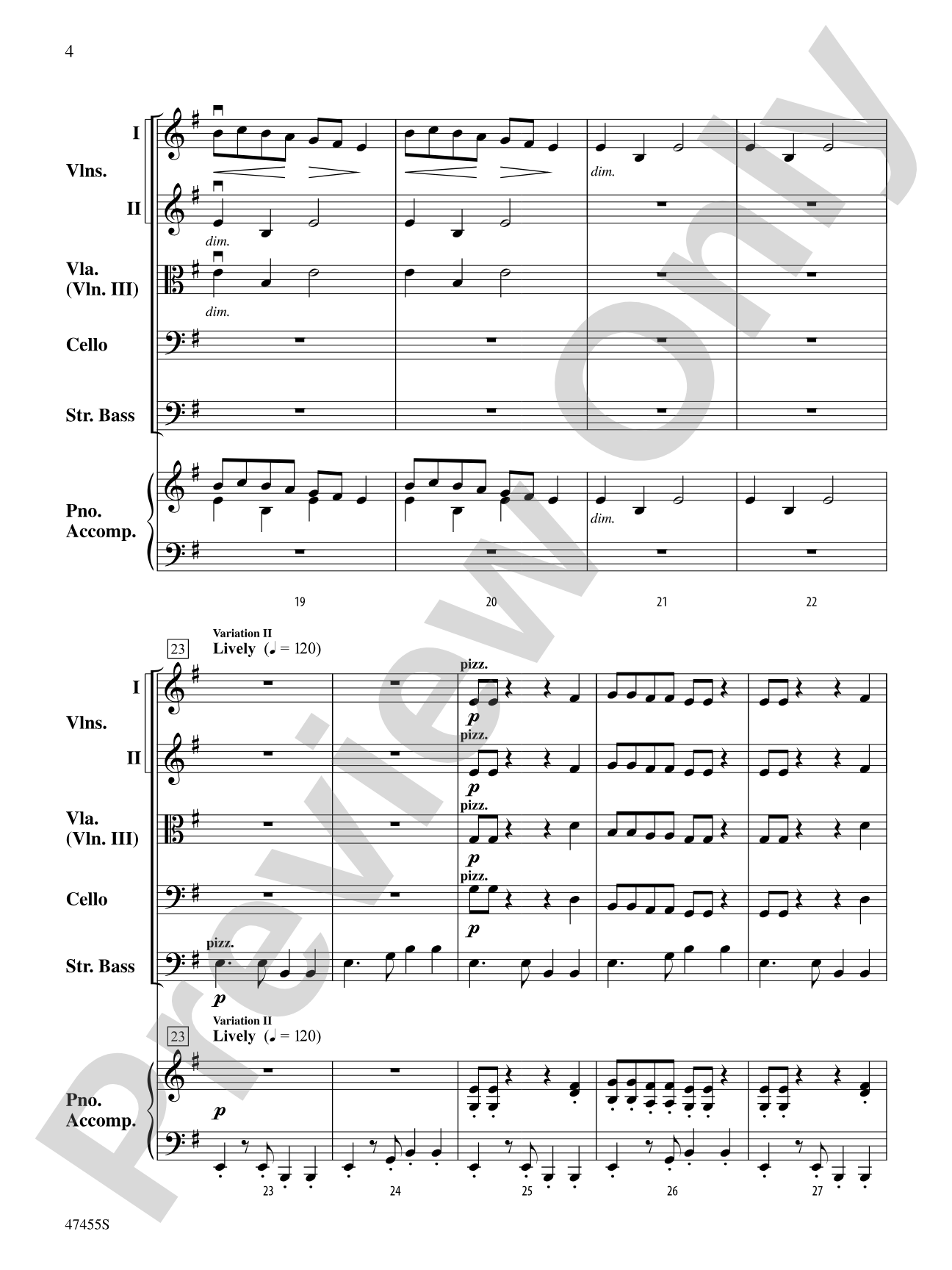 Mahler's Mysterious March: String Orchestra Conductor Score & Parts