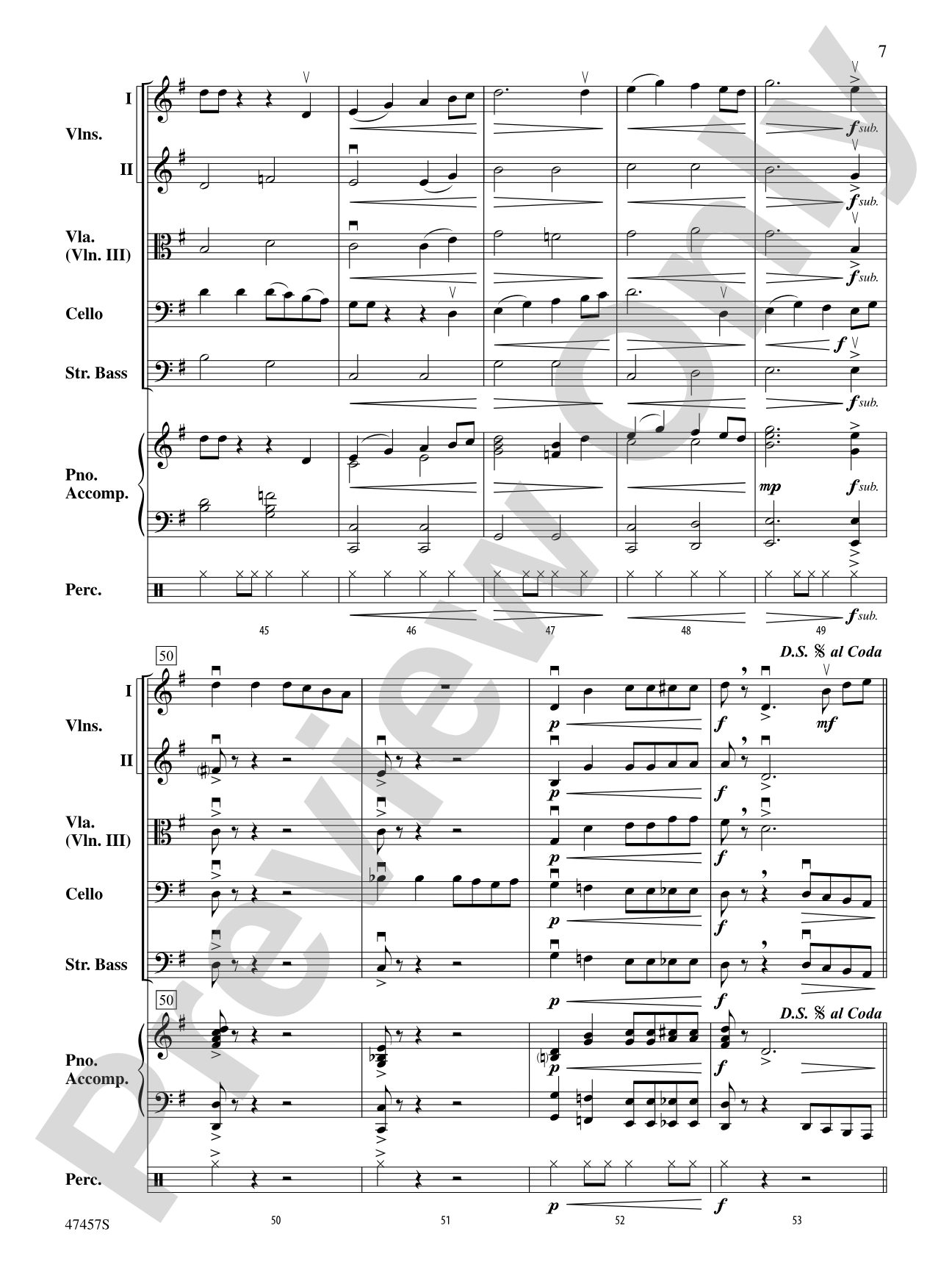 The 1812-Bar Blues: String Orchestra Conductor Score & Parts