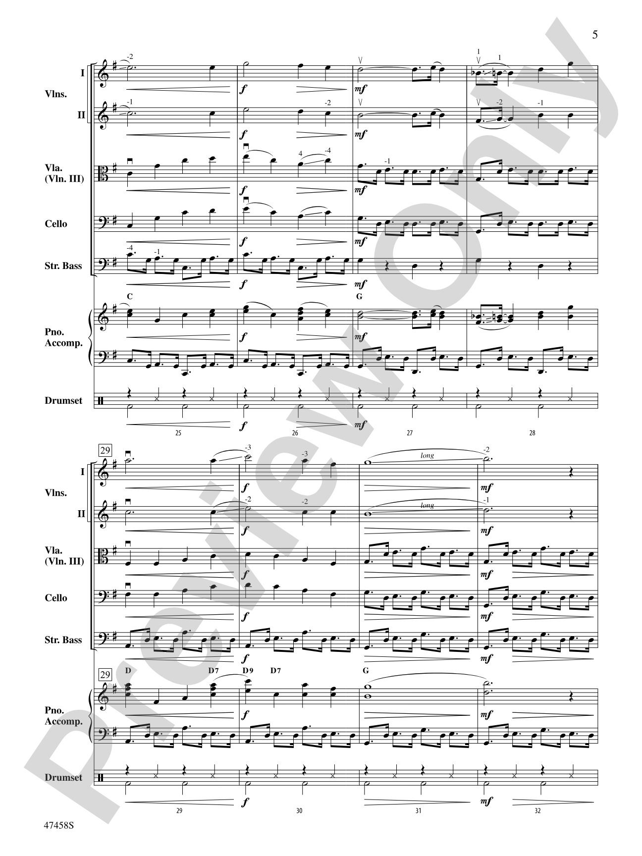 Hoedown at the Holidays: String Orchestra Conductor Score & Parts