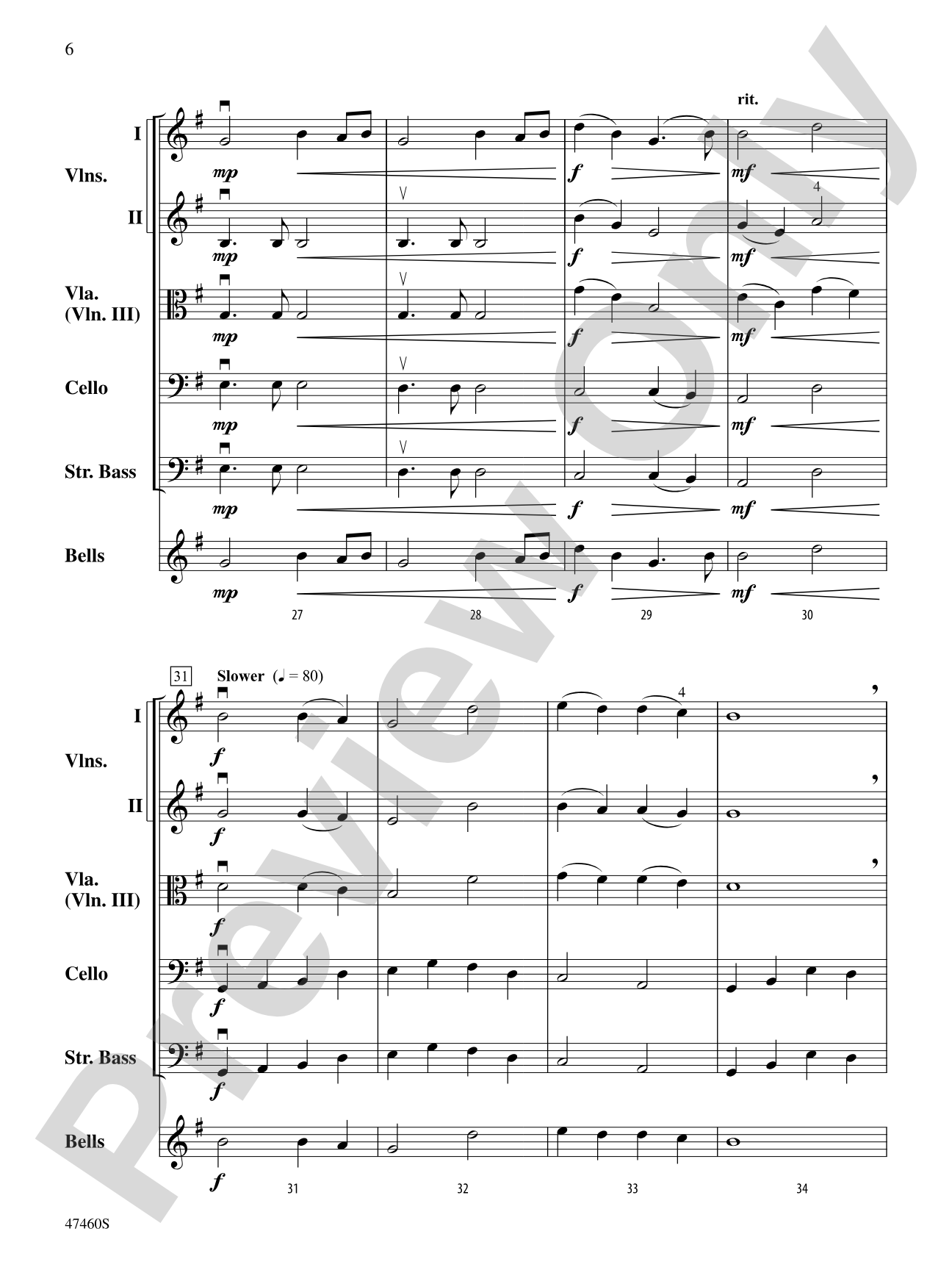 Eventide: String Orchestra Conductor Score & Parts