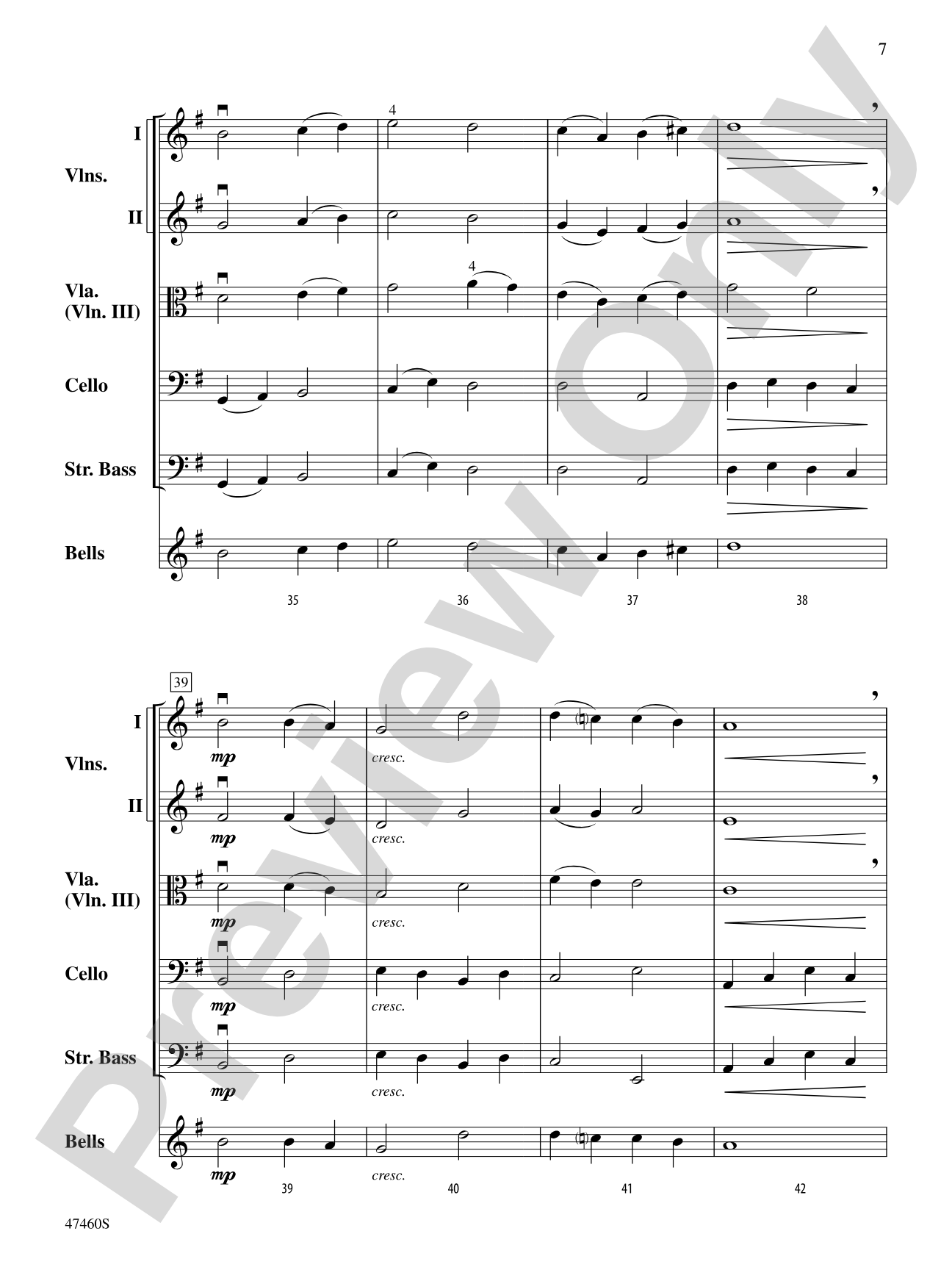 Eventide: String Orchestra Conductor Score & Parts