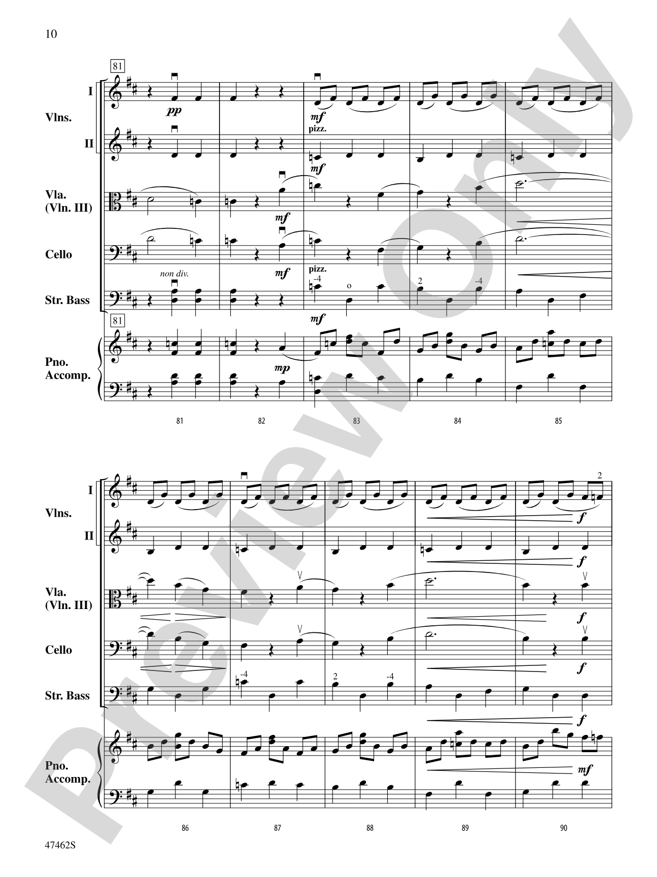 Rondino: String Orchestra Conductor Score & Parts