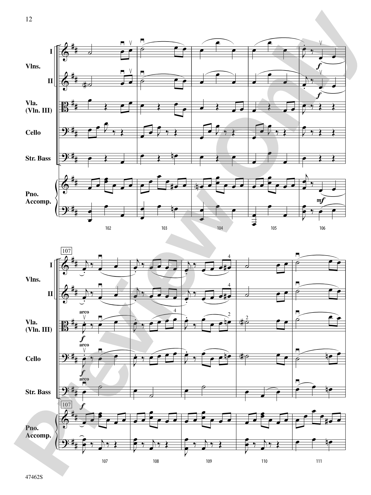 Rondino: String Orchestra Conductor Score & Parts