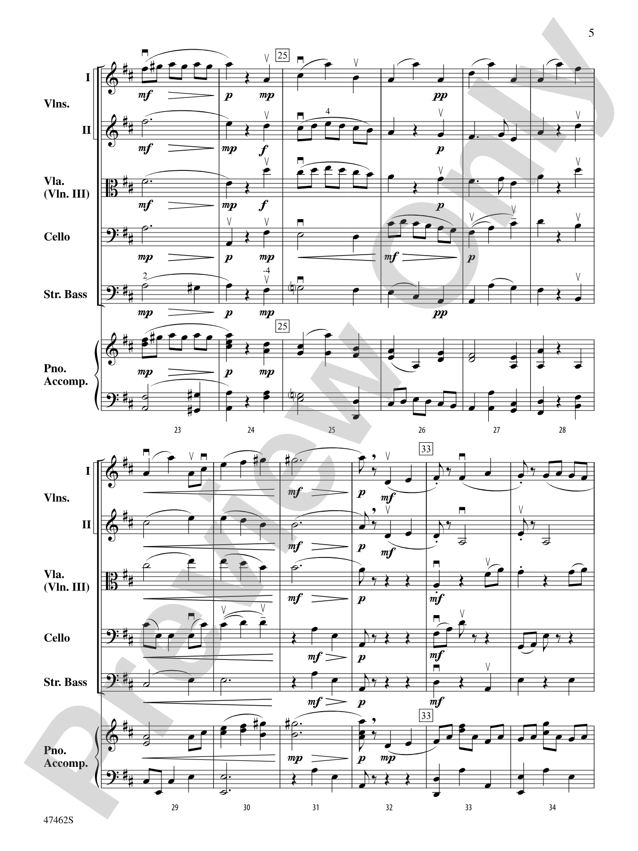 Rondino: String Orchestra Conductor Score & Parts