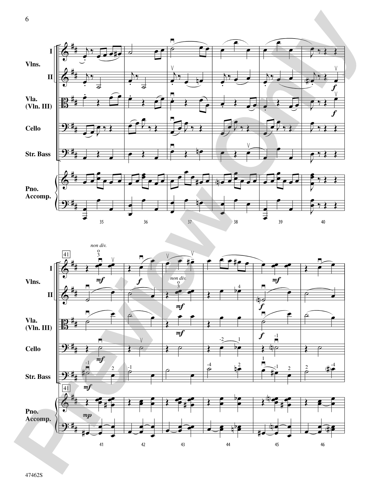 Rondino: String Orchestra Conductor Score & Parts
