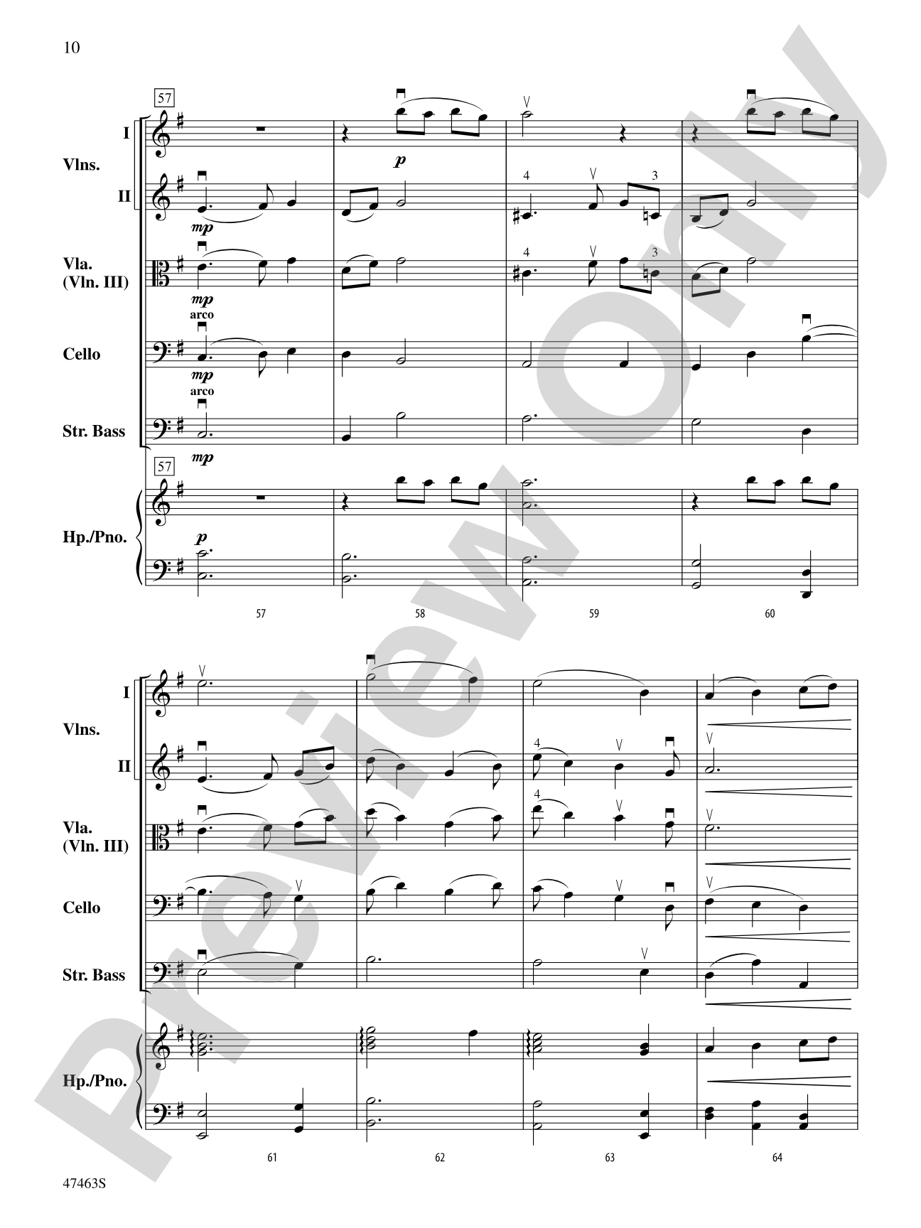 Return to Waterford: String Orchestra Conductor Score & Parts