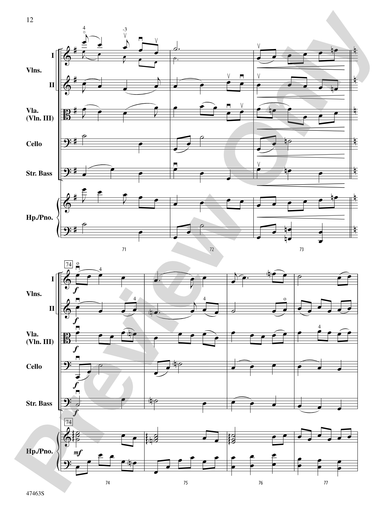 Return to Waterford: String Orchestra Conductor Score & Parts