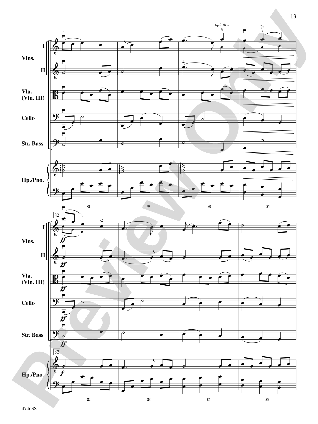 Return to Waterford: String Orchestra Conductor Score & Parts