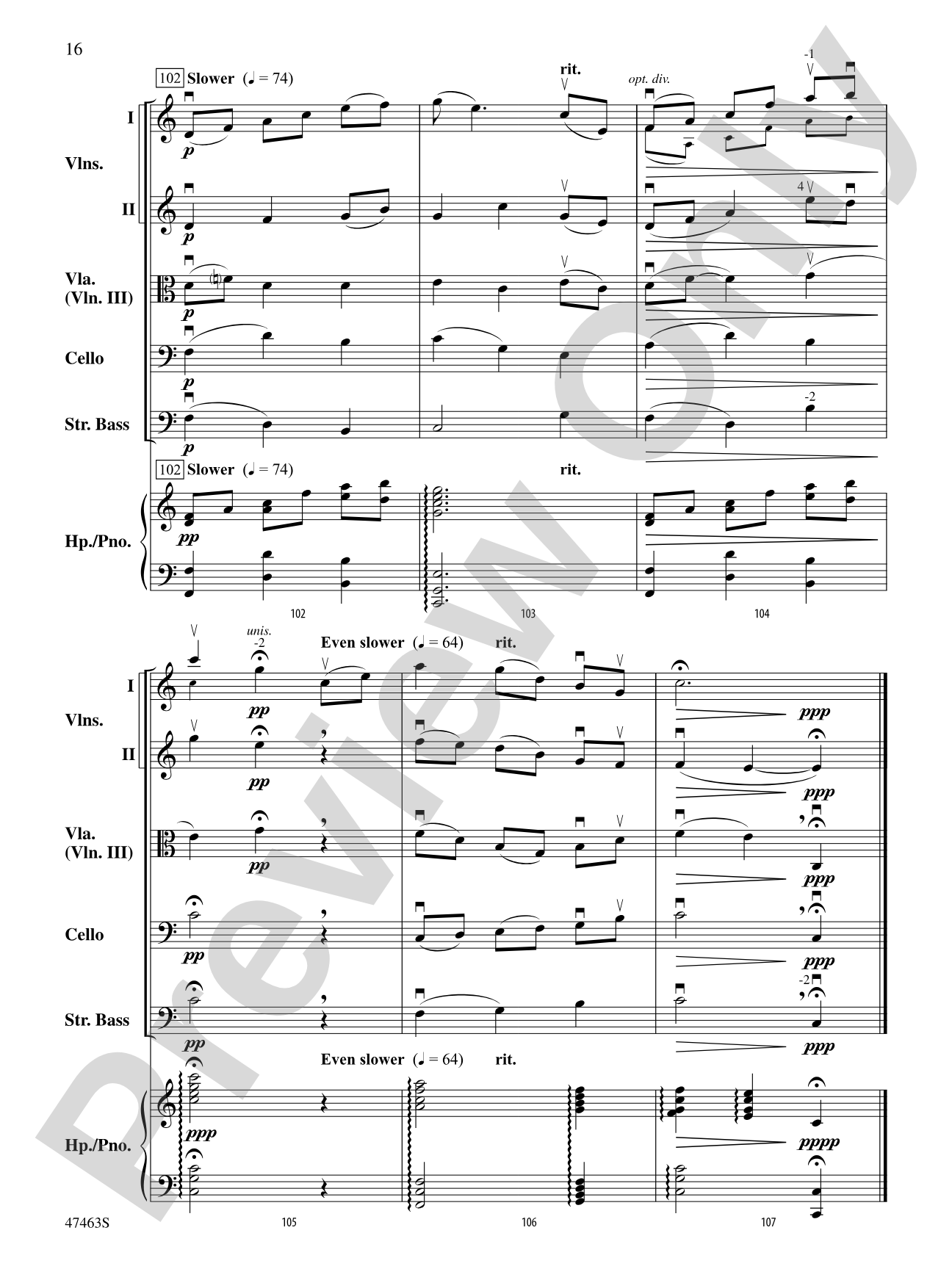 Return to Waterford: String Orchestra Conductor Score & Parts