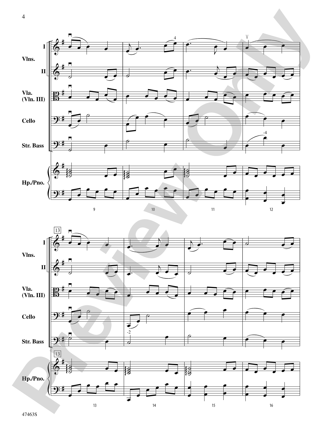 Return to Waterford: String Orchestra Conductor Score & Parts