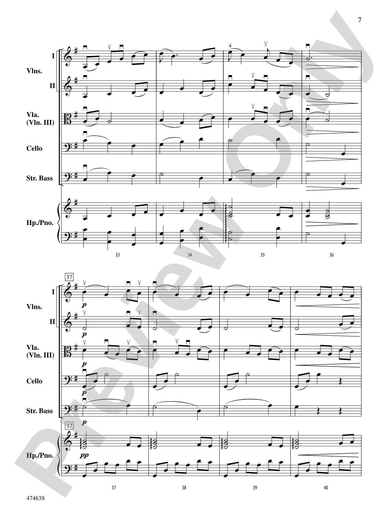 Return to Waterford: String Orchestra Conductor Score & Parts