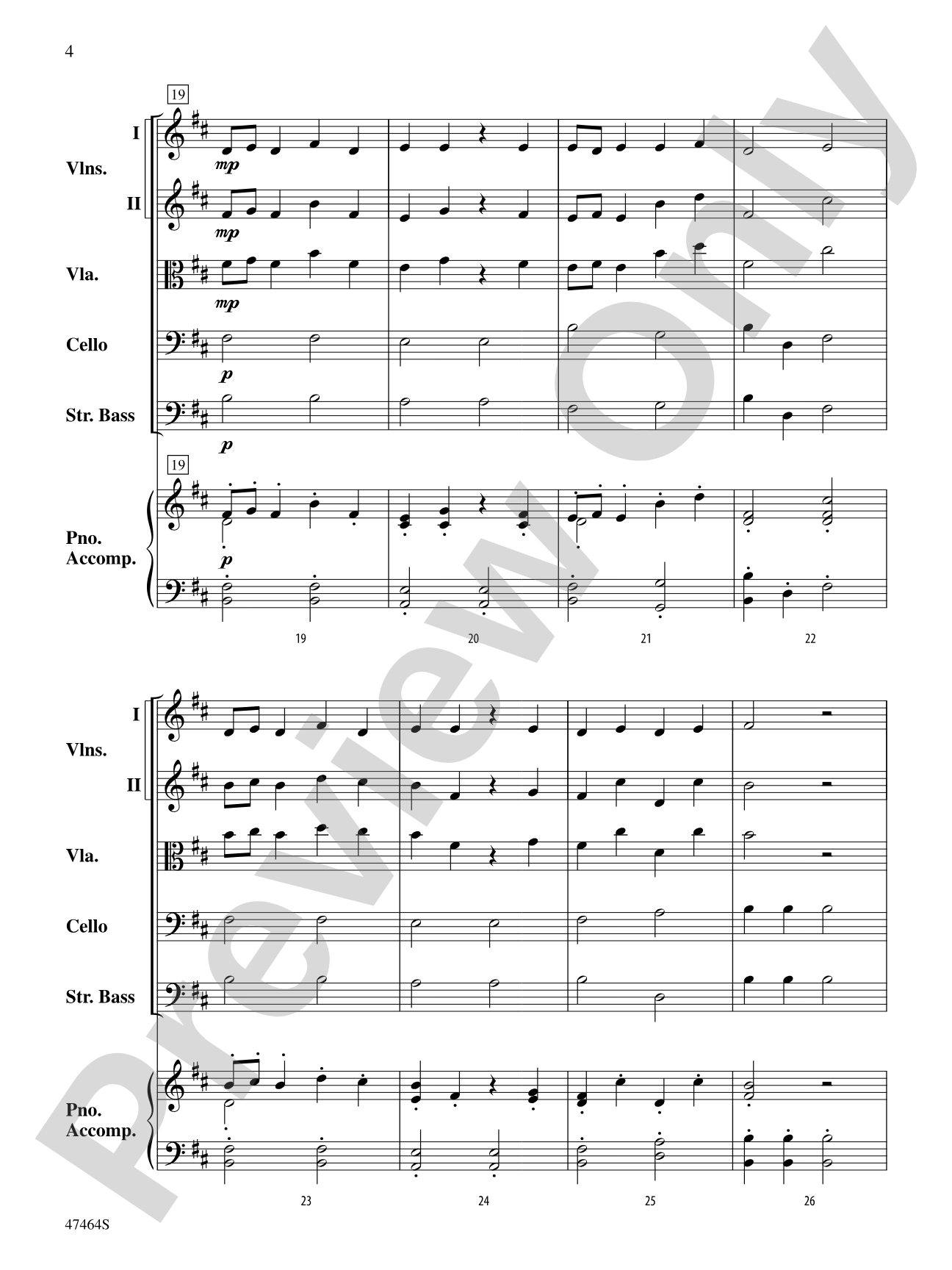 A Russian Winter: String Orchestra Conductor Score & Parts