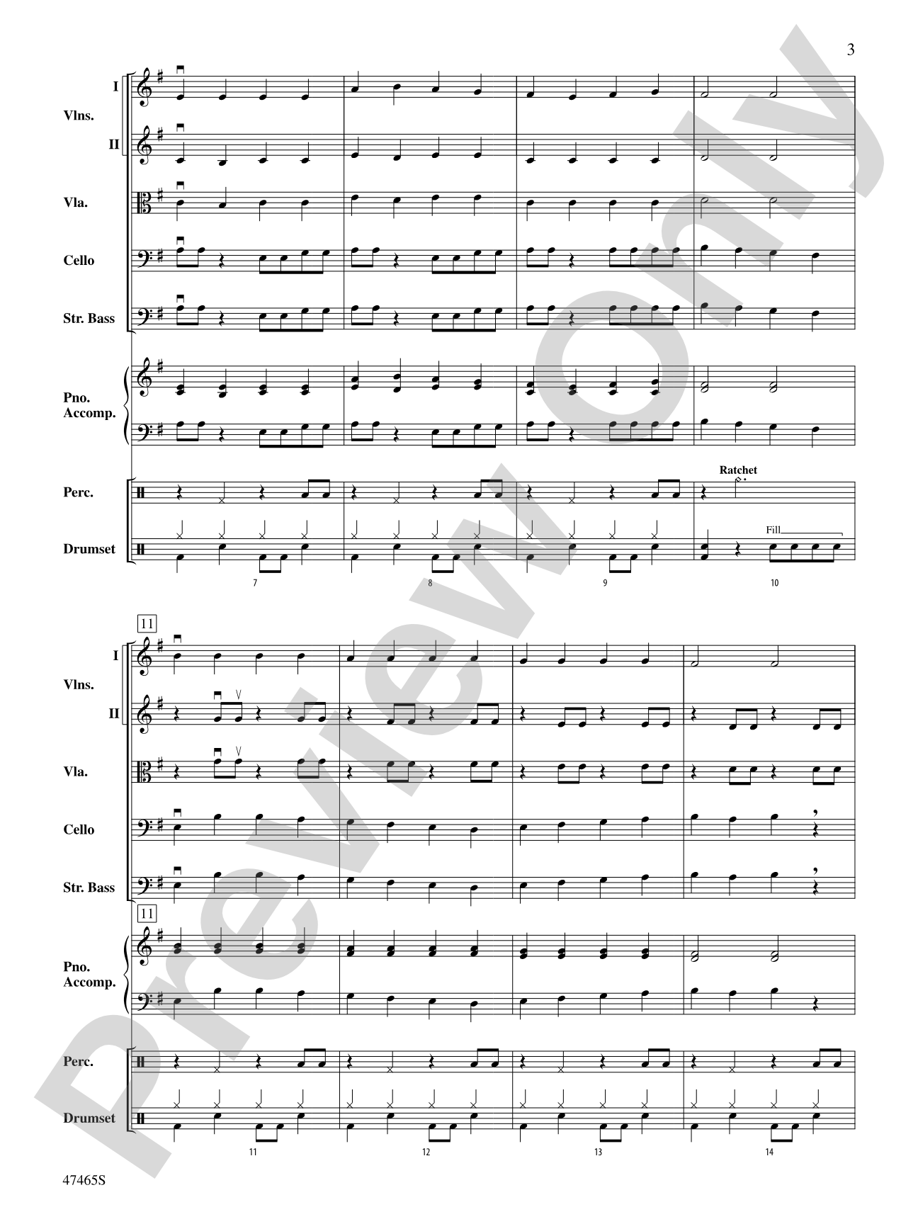 Secret Santa: String Orchestra Conductor Score & Parts
