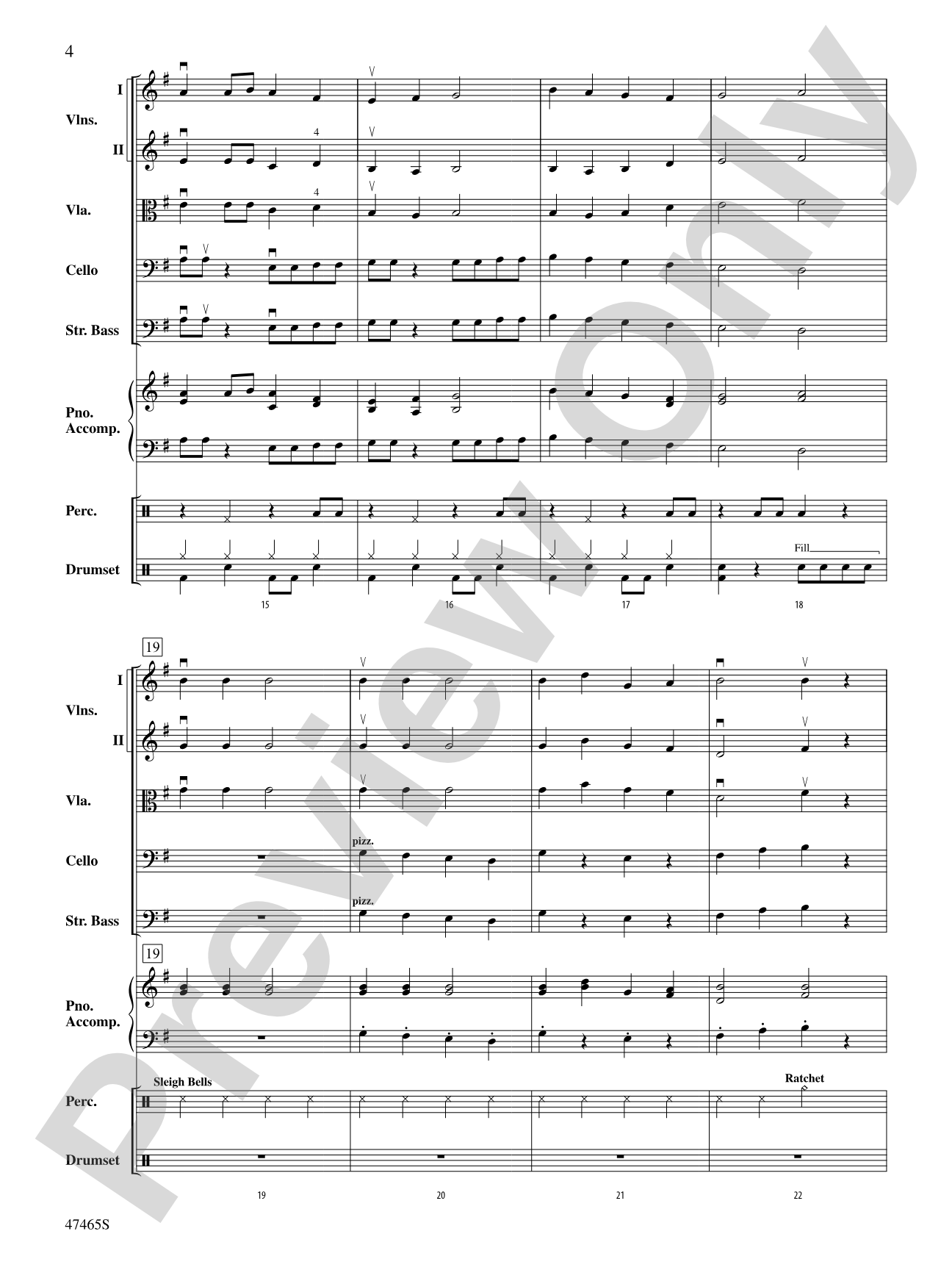 Secret Santa: String Orchestra Conductor Score & Parts