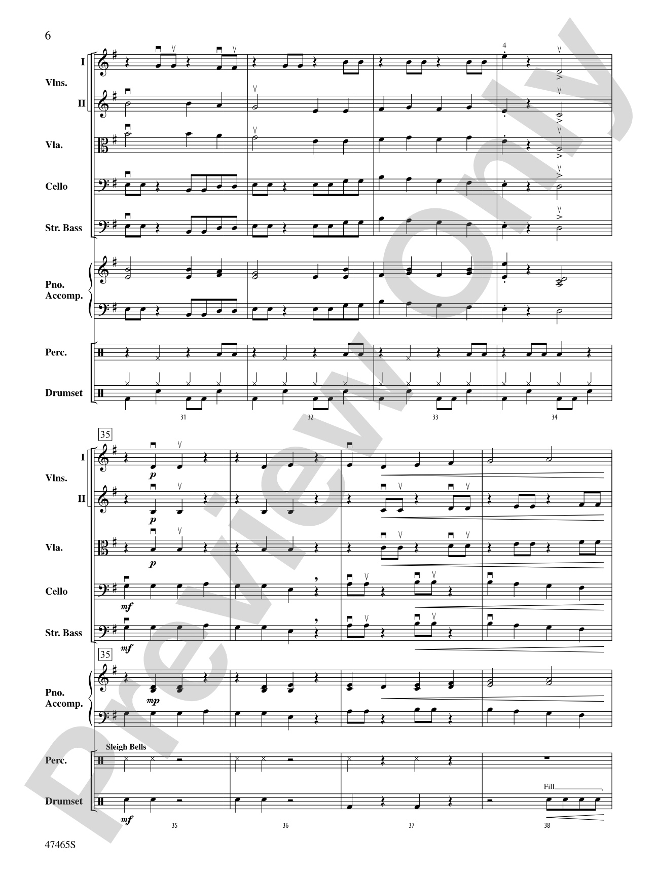 Secret Santa: String Orchestra Conductor Score & Parts