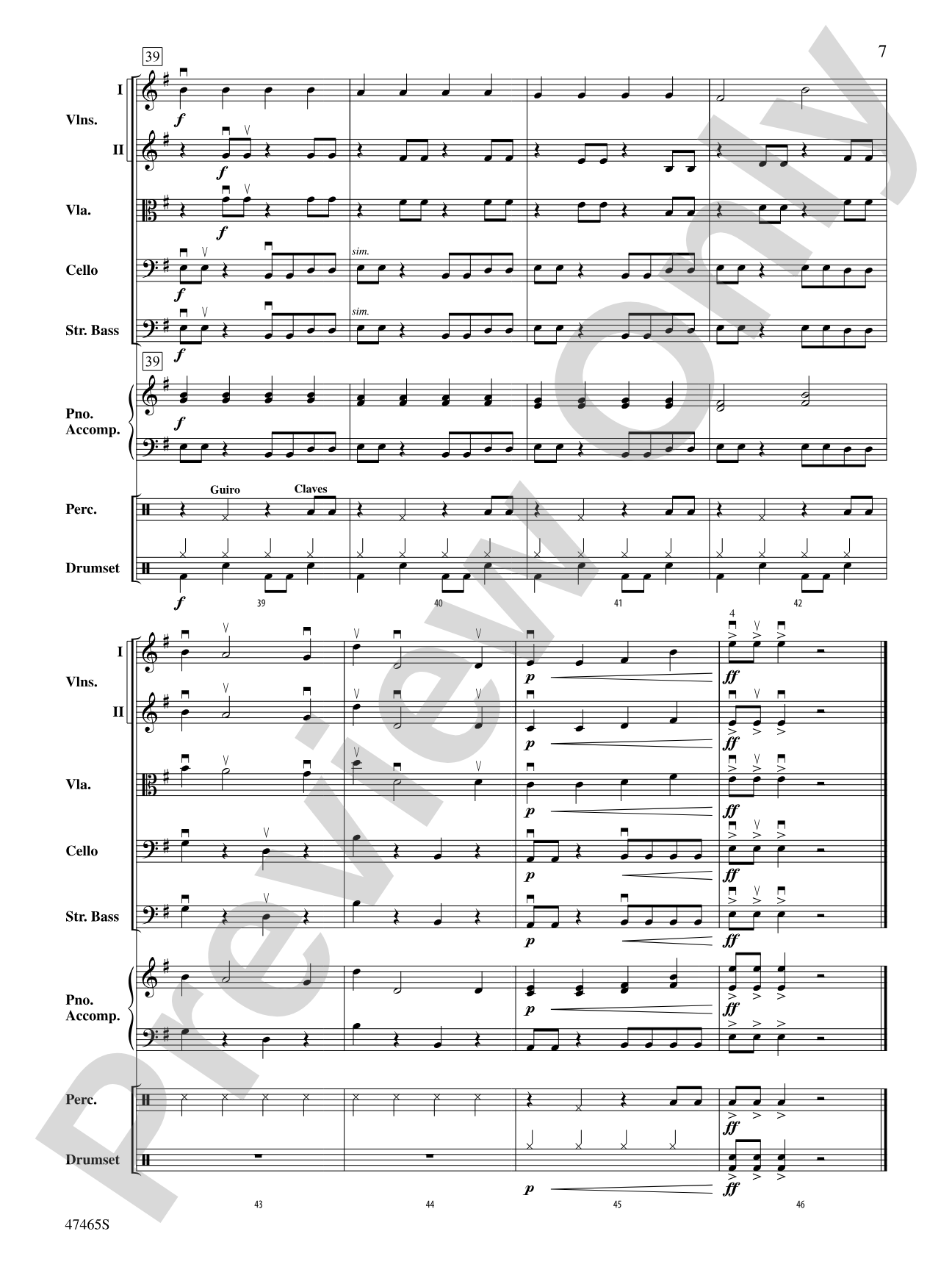 Secret Santa: String Orchestra Conductor Score & Parts