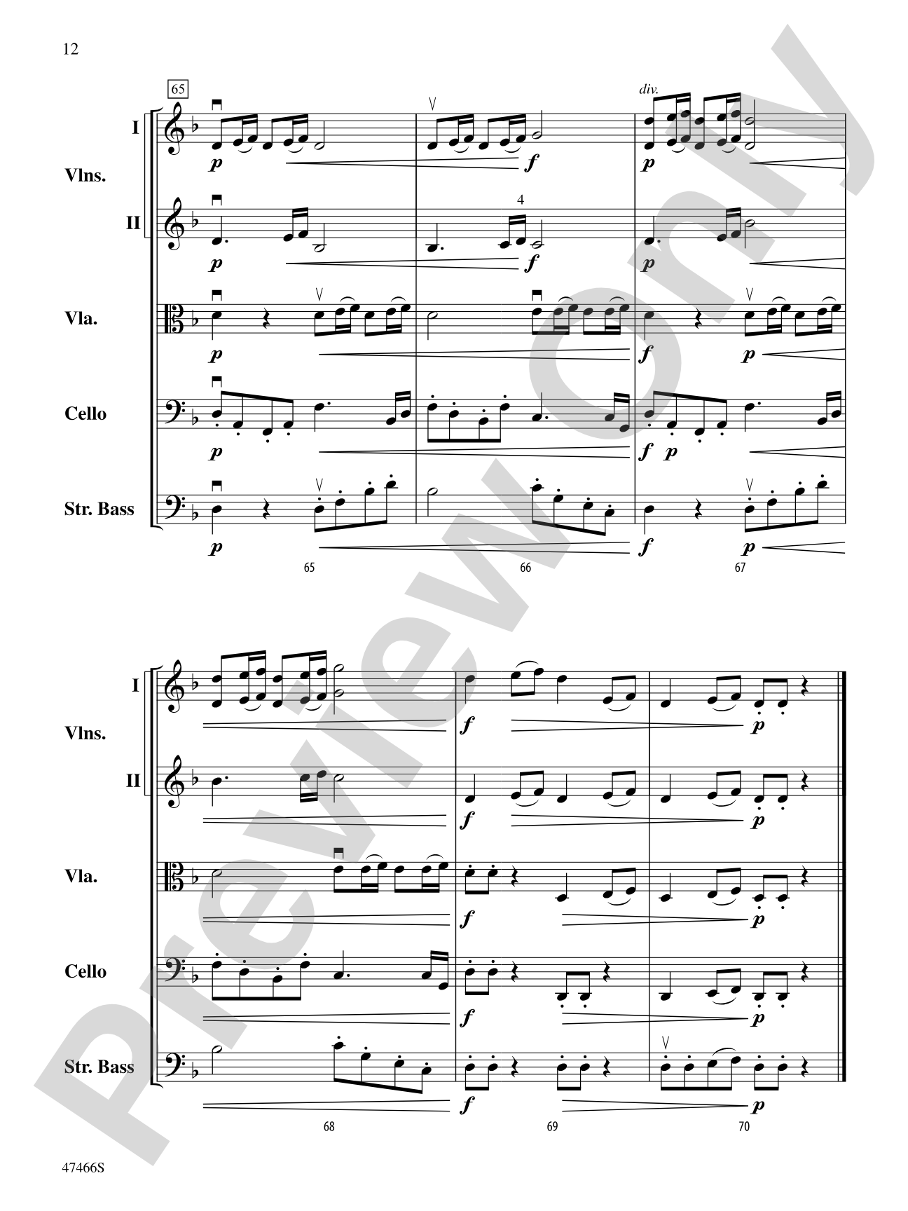 Ante Meridian: String Orchestra Conductor Score & Parts