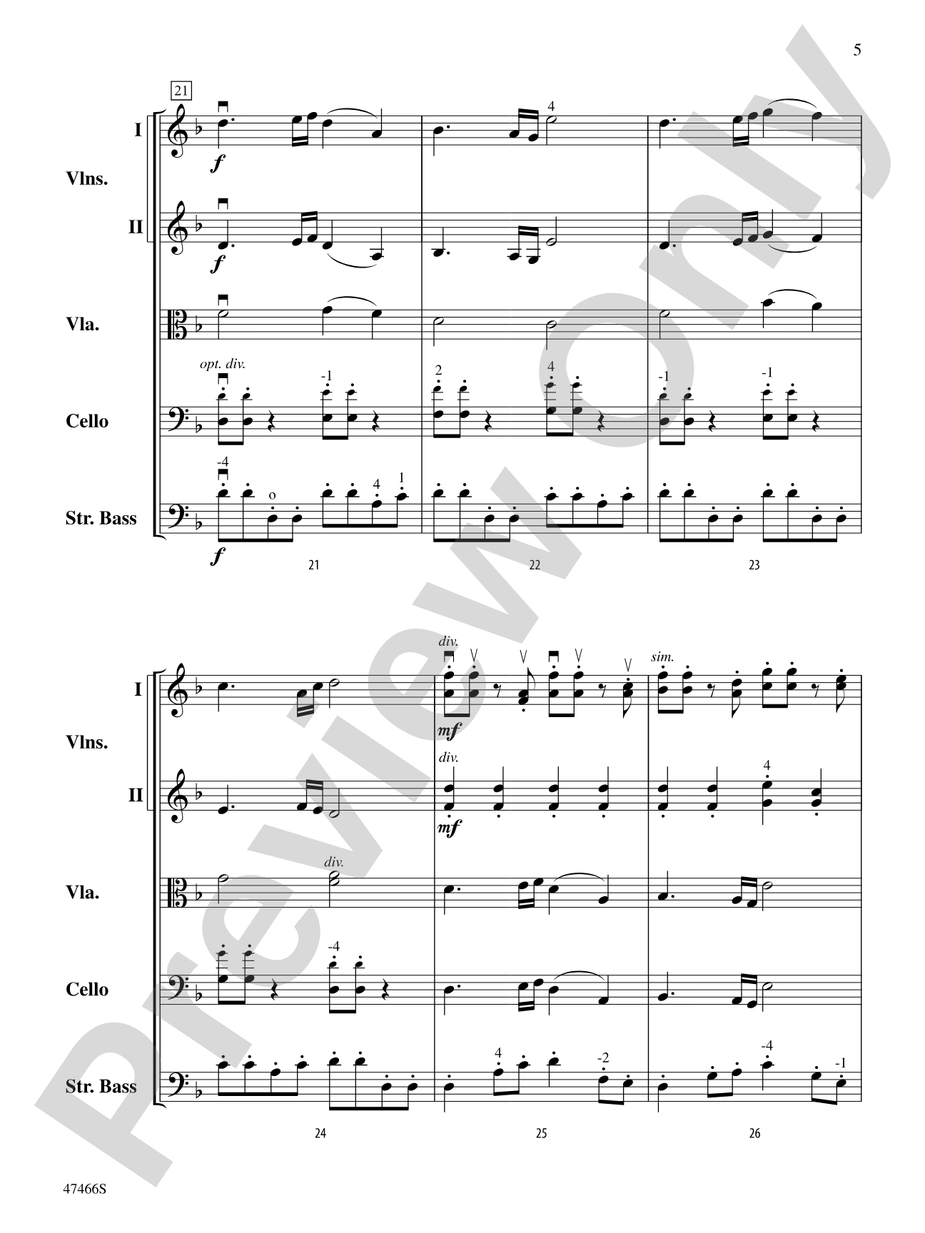 Ante Meridian: String Orchestra Conductor Score & Parts