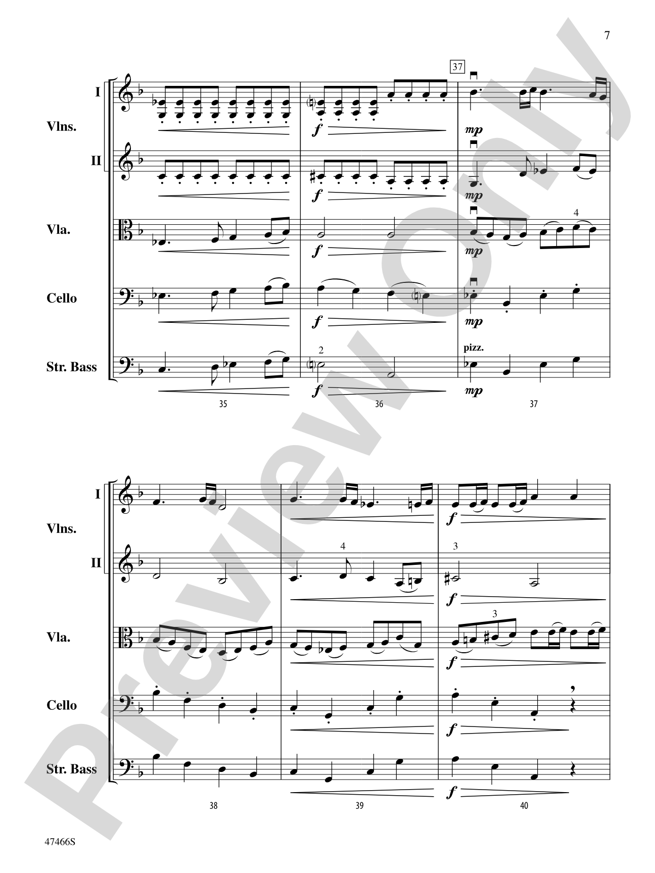 Ante Meridian: String Orchestra Conductor Score & Parts