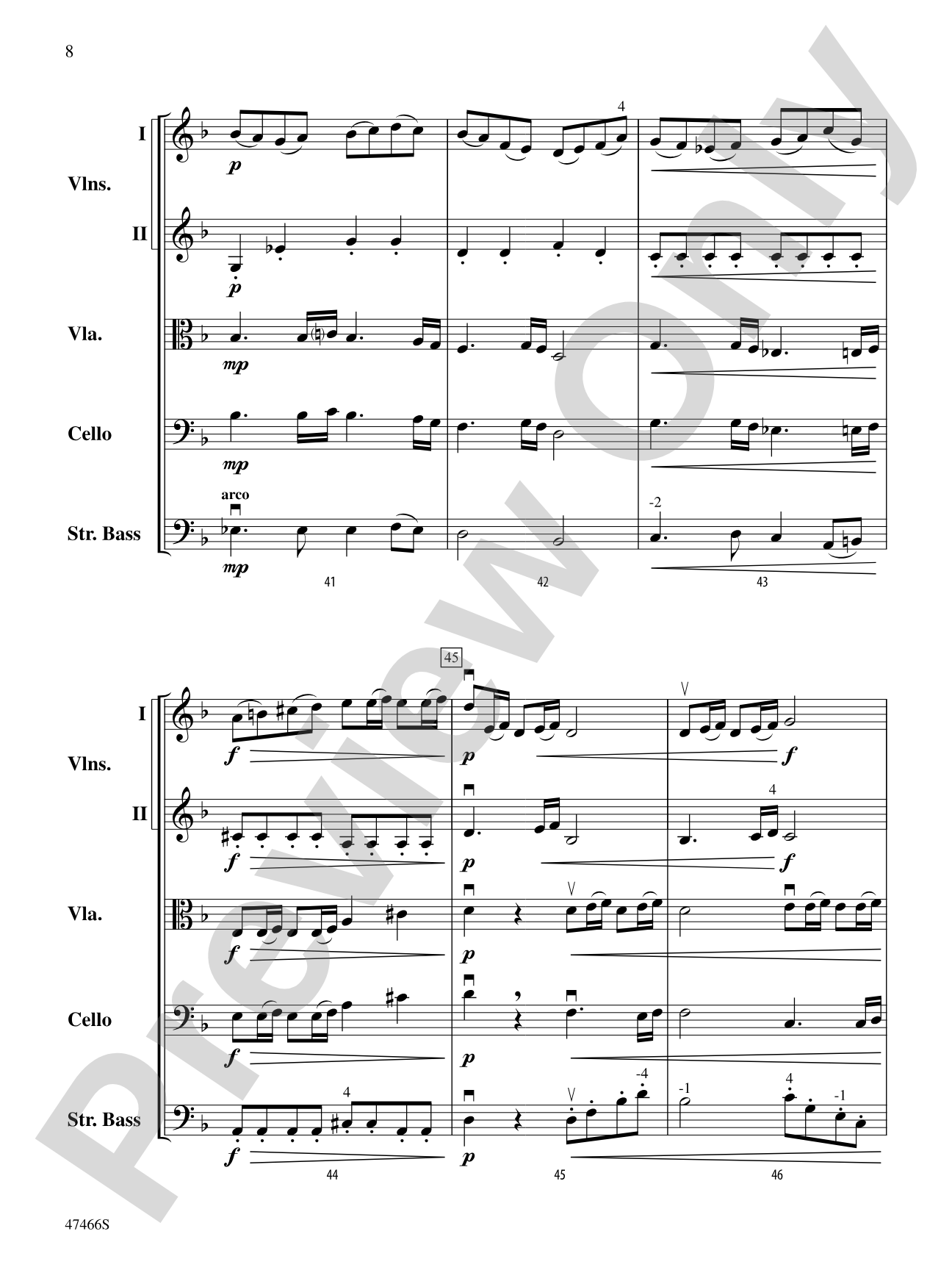 Ante Meridian: String Orchestra Conductor Score & Parts