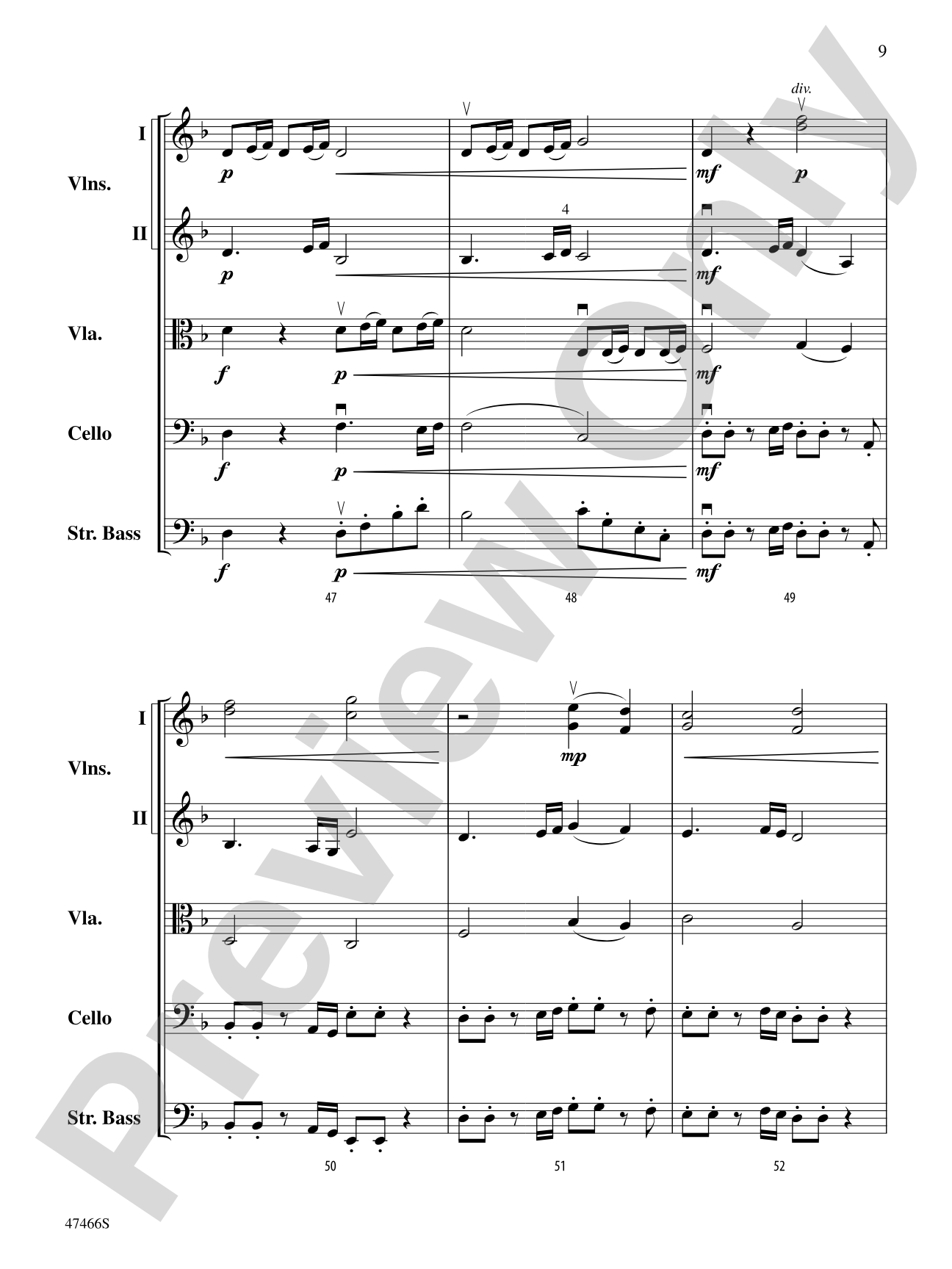 Ante Meridian: String Orchestra Conductor Score & Parts