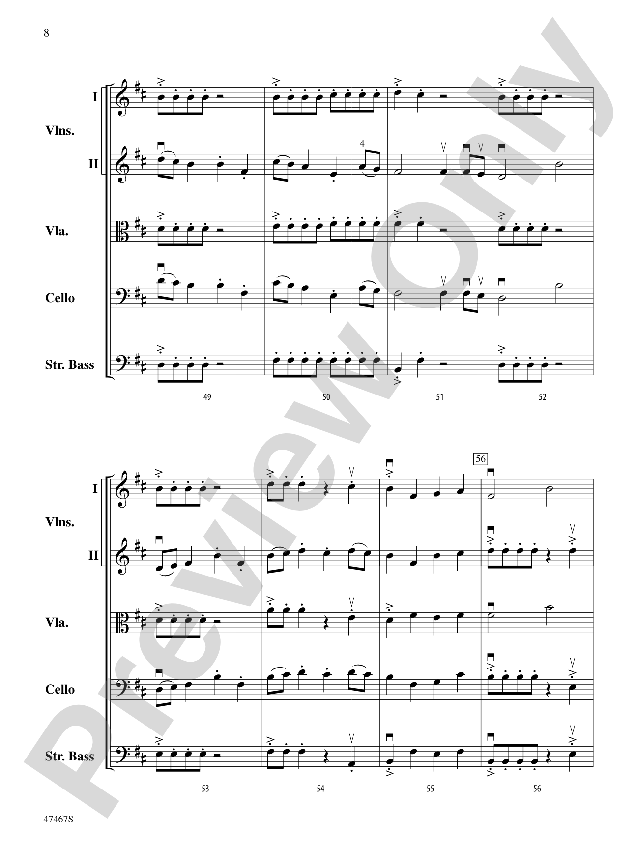 Falconer: String Orchestra Conductor Score & Parts