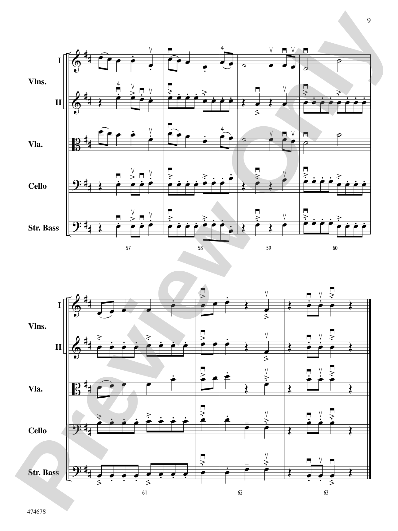 Falconer: String Orchestra Conductor Score & Parts
