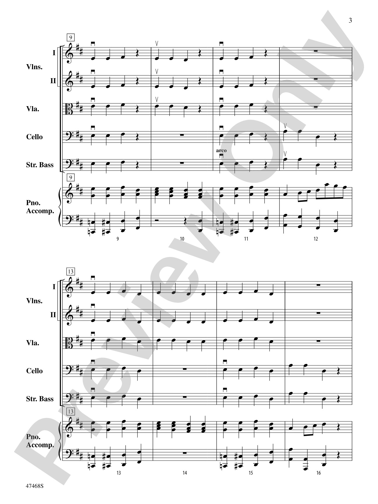 D-Tour: String Orchestra Conductor Score & Parts