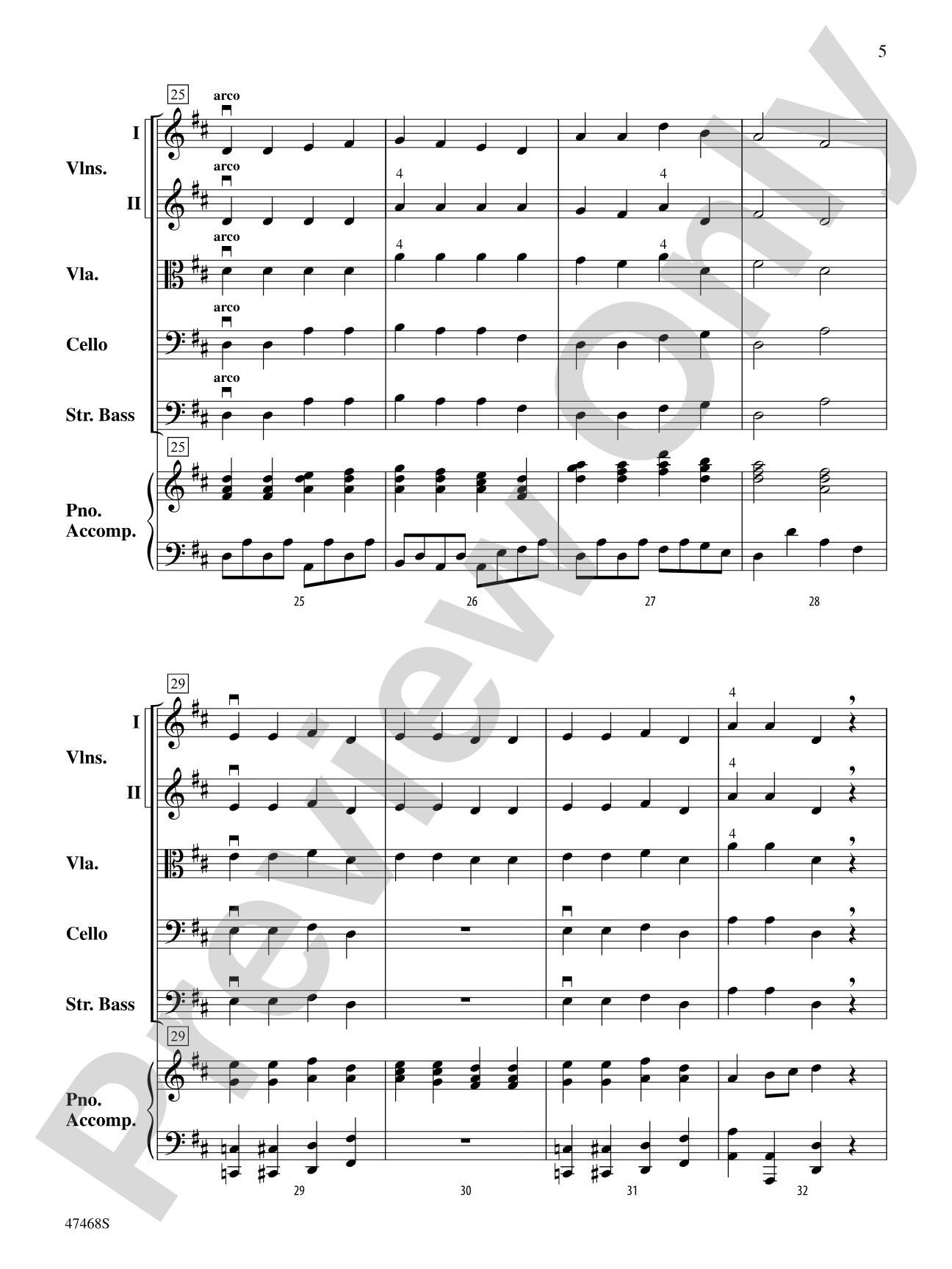 D-Tour: String Orchestra Conductor Score & Parts