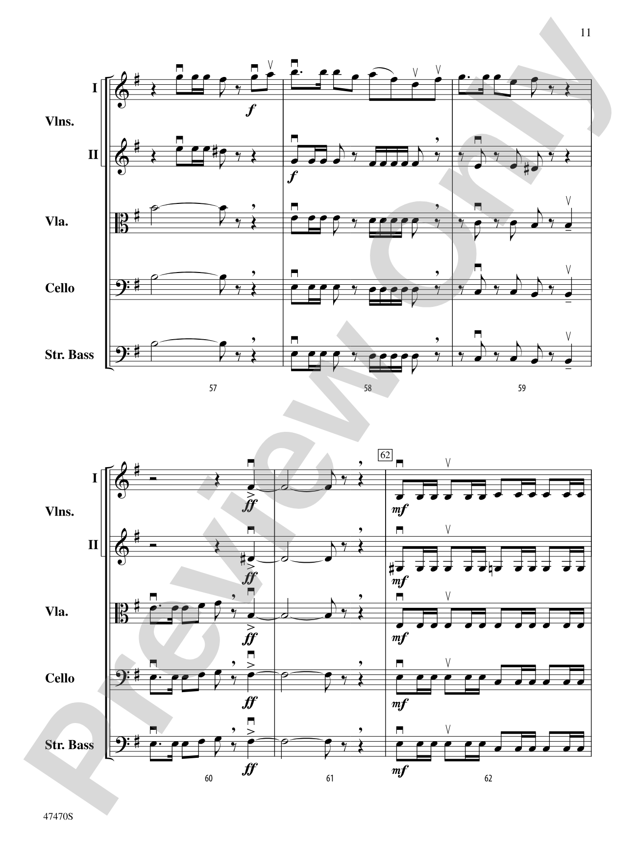 Legend of the Ghost Stallion: String Orchestra Conductor Score & Parts