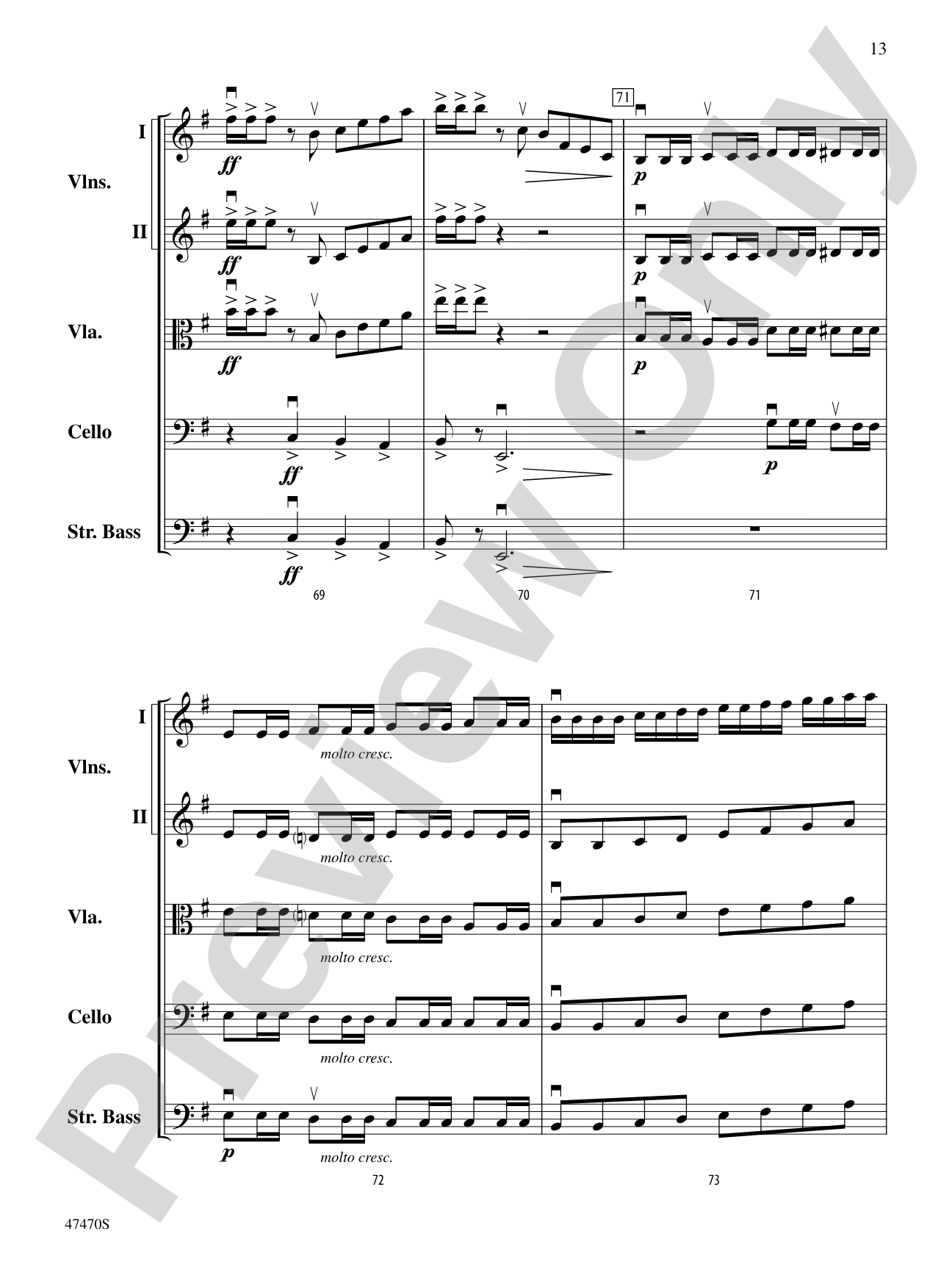 Legend of the Ghost Stallion: String Orchestra Conductor Score & Parts