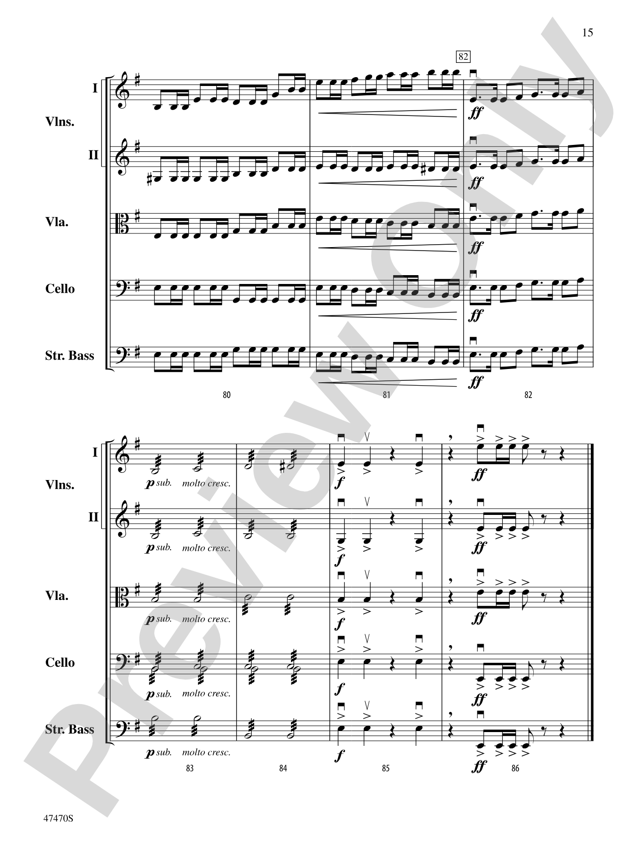 Legend of the Ghost Stallion: String Orchestra Conductor Score & Parts