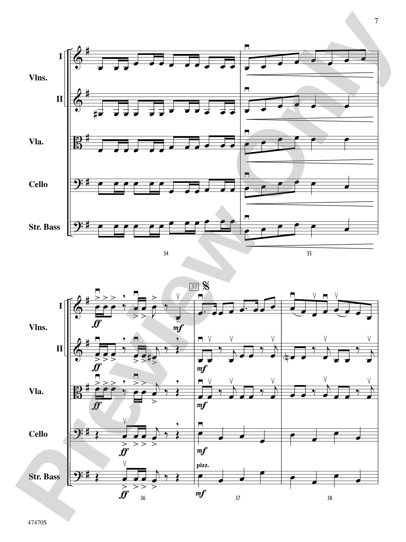Legend of the Ghost Stallion: String Orchestra Conductor Score & Parts