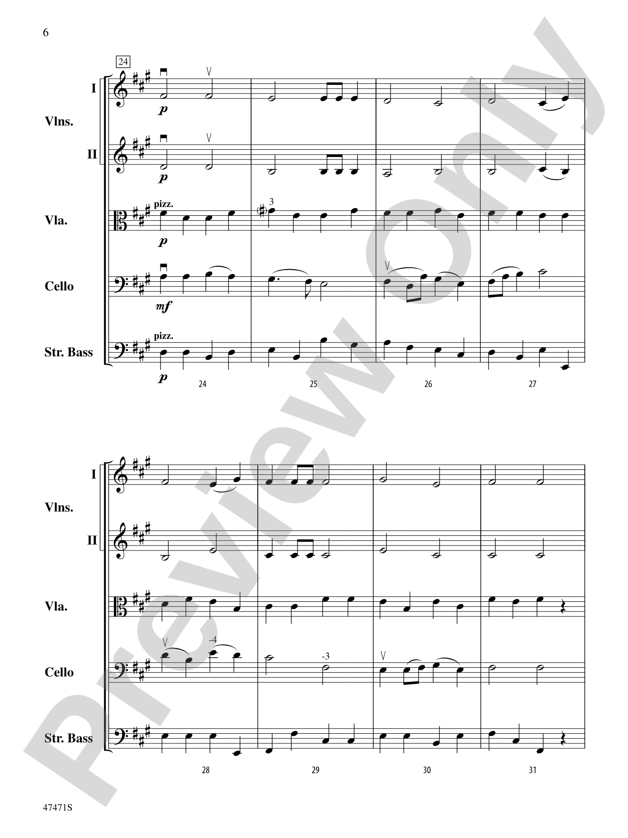 The Monster Named Stretch: String Orchestra Conductor Score & Parts