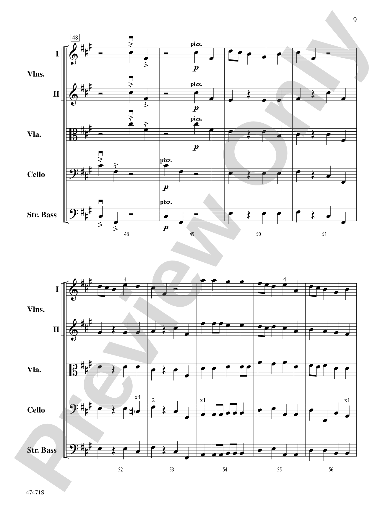 The Monster Named Stretch: String Orchestra Conductor Score & Parts