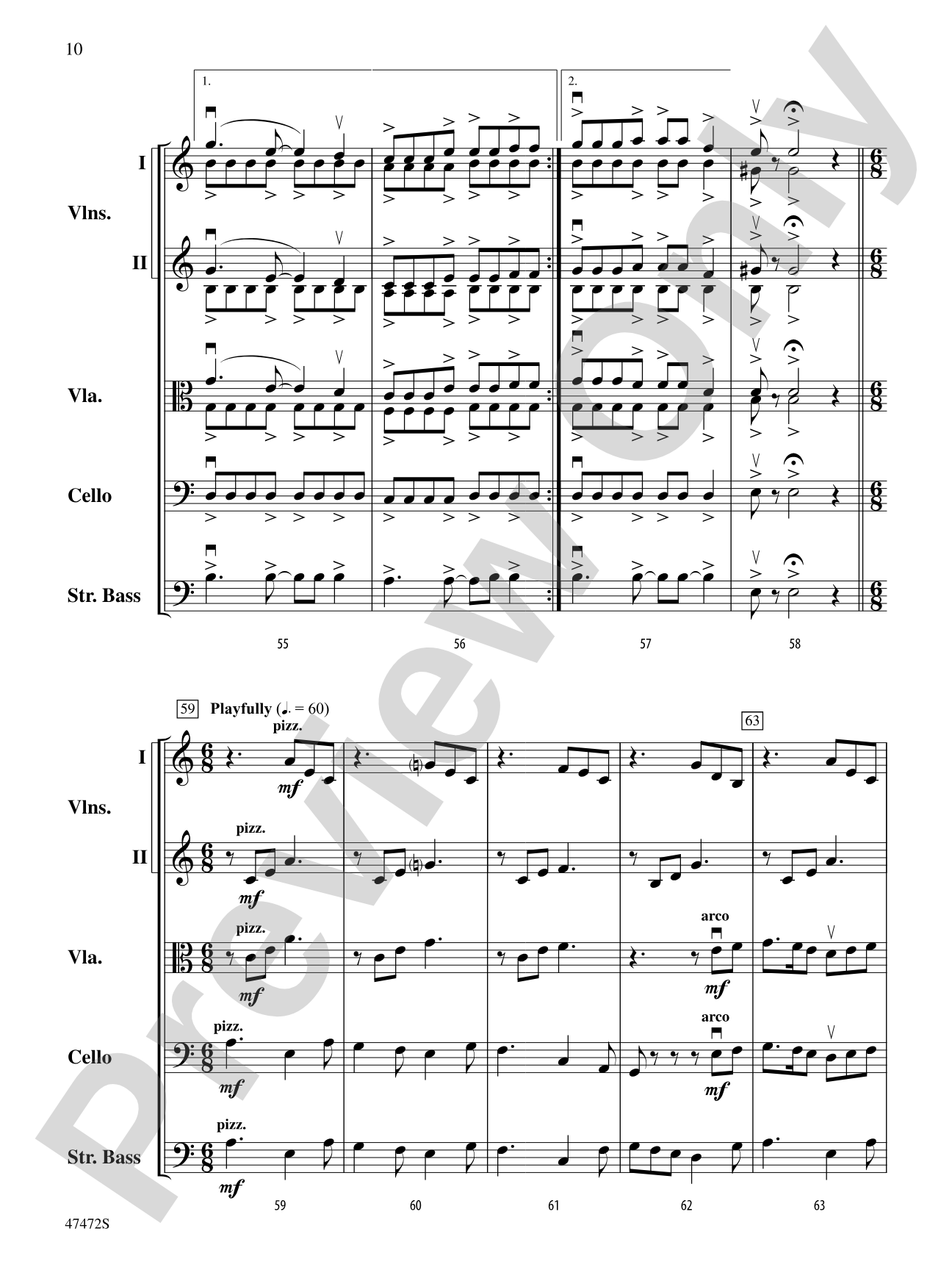 Legacy: String Orchestra Conductor Score & Parts