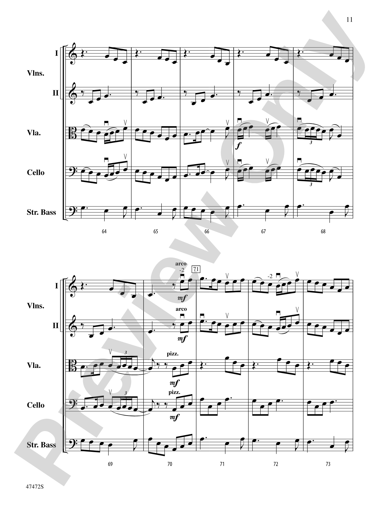 Legacy: String Orchestra Conductor Score & Parts