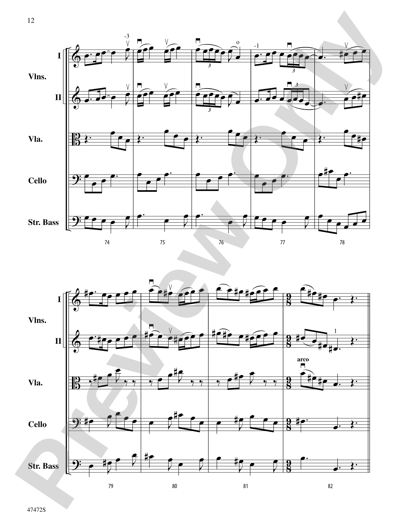 Legacy: String Orchestra Conductor Score & Parts