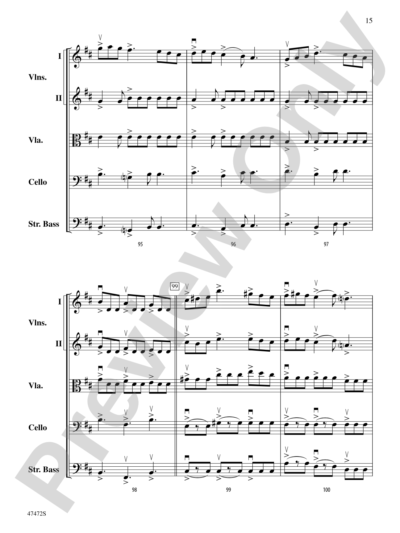 Legacy: String Orchestra Conductor Score & Parts